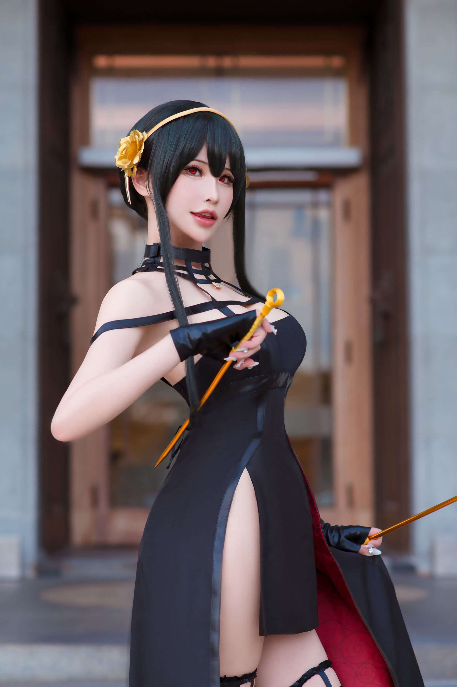 [福利COS] 花リリ(Plant Lily) - Yor Forger第7张