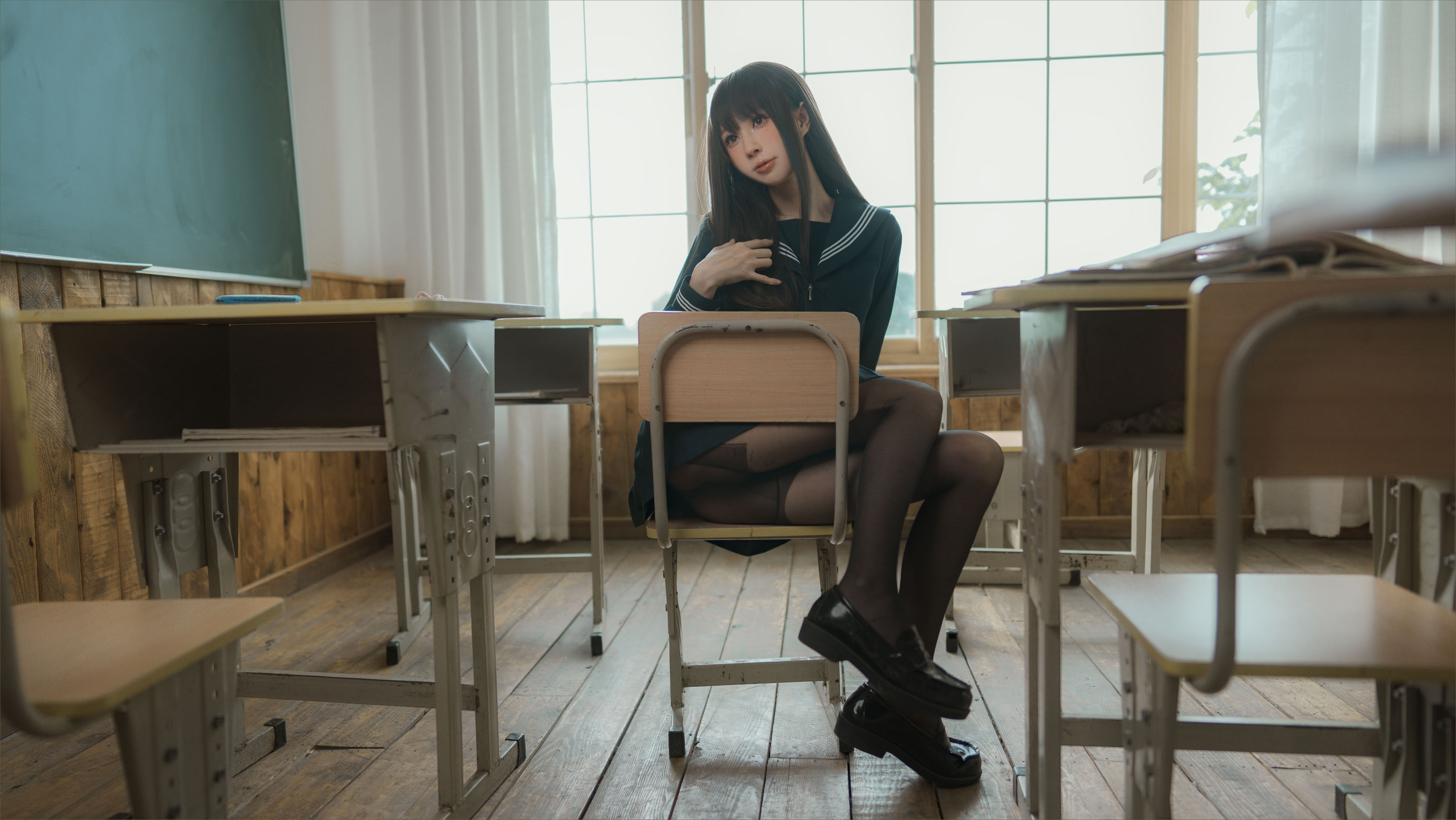 [福利COS] 西园寺南歌写真 - 与班长的游戏第12张