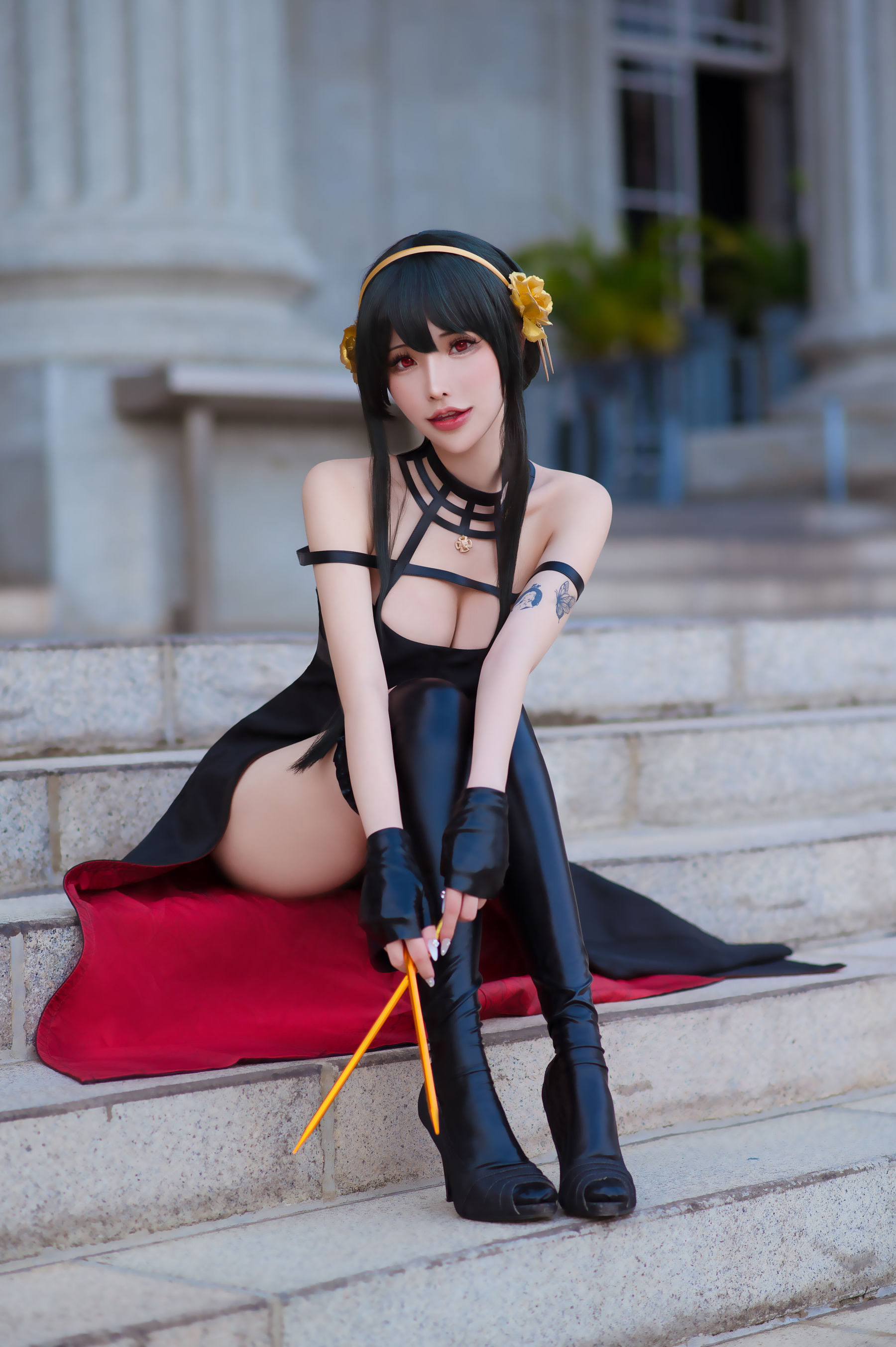 [福利COS] 花リリ(Plant Lily) - Yor Forger第1张