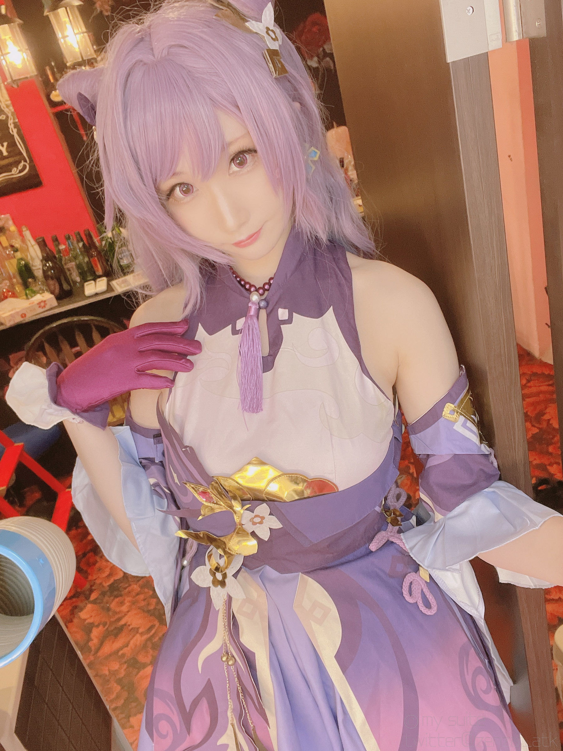 [福利COS] (Cosplay)[my suite] Atsuki あつき - Keqing 刻晴 (Genshin Impact)第16张