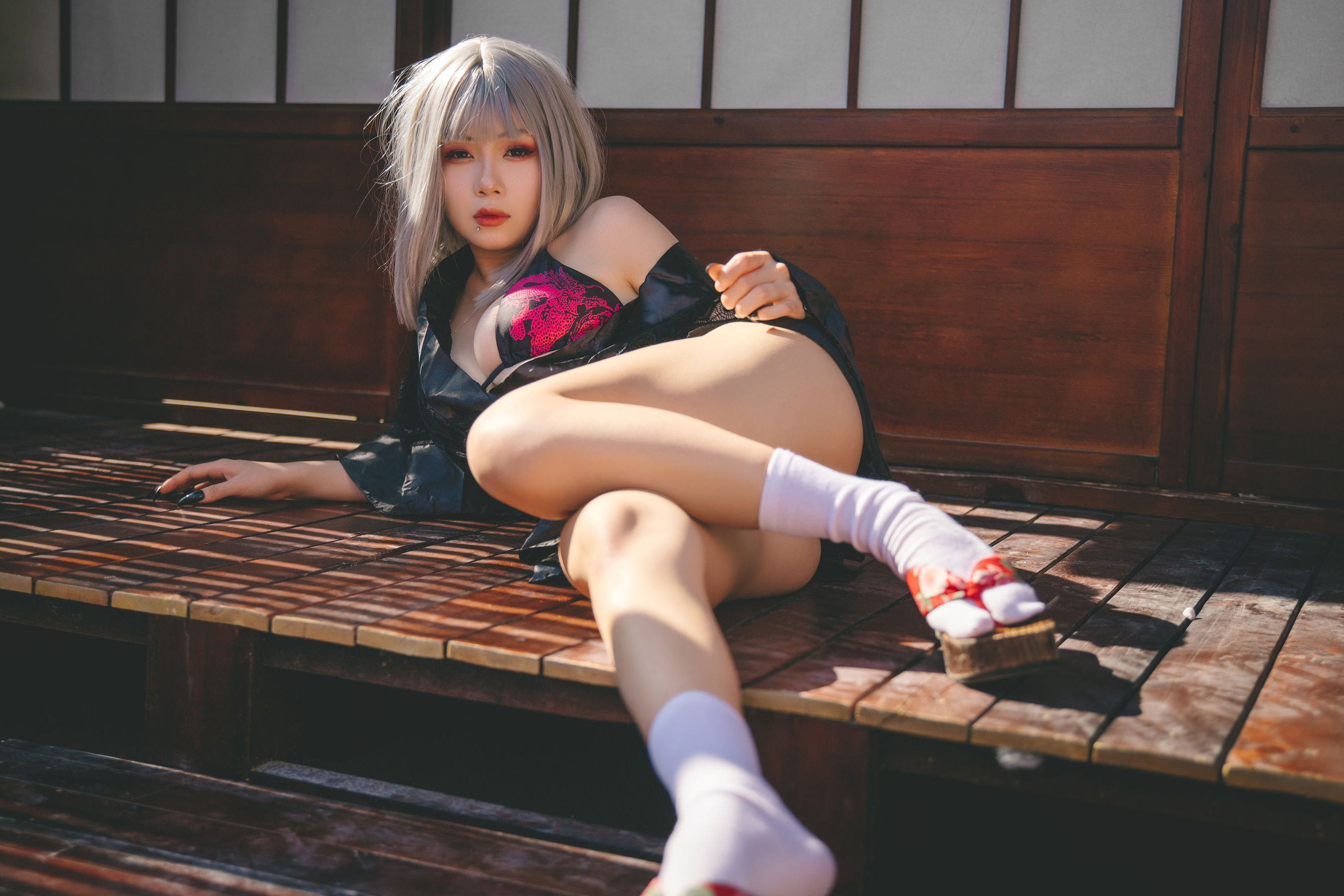 [福利COS] 末夜787 - 五月舰长 和服第12张