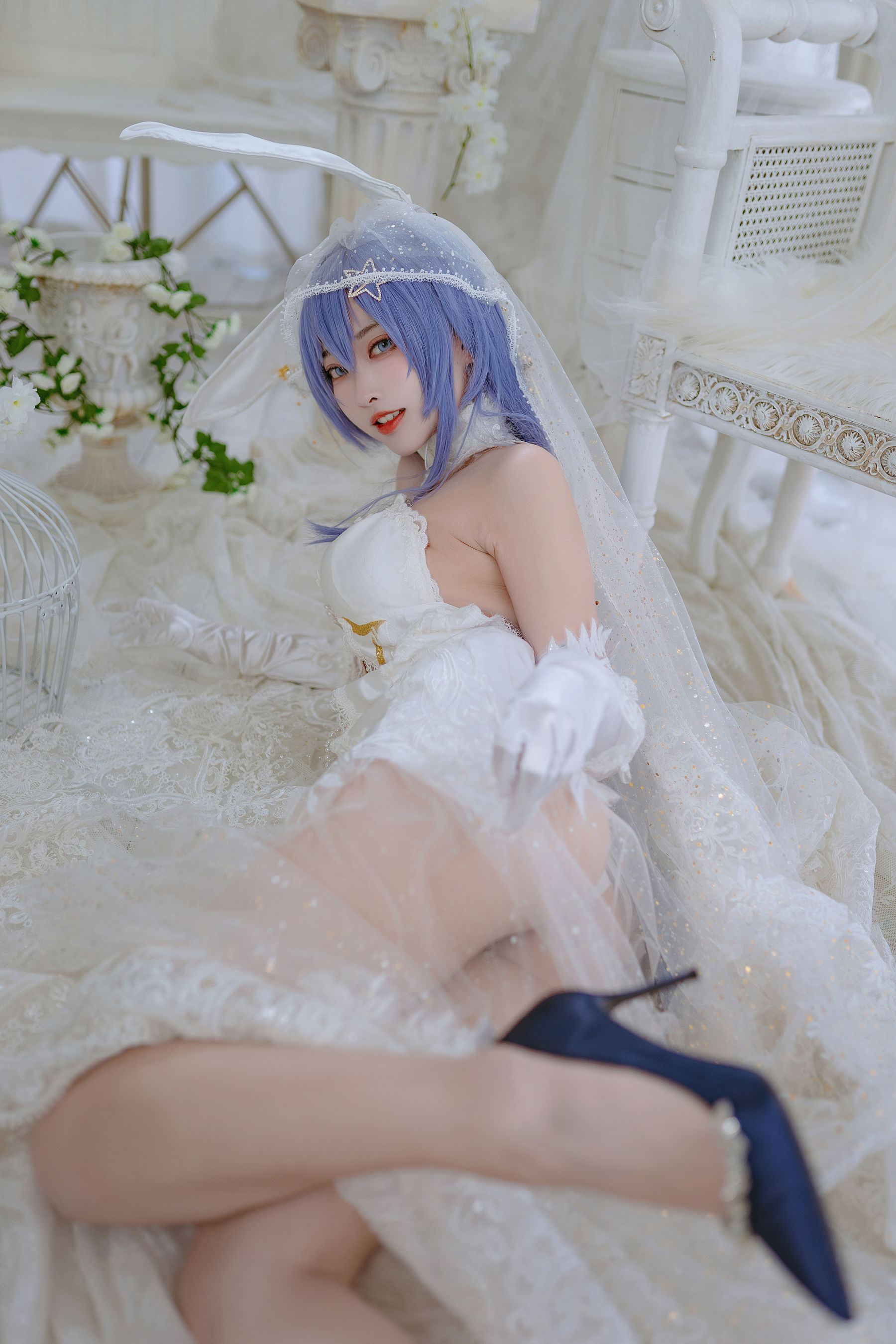 [福利COS] 宫本桜 - 花园花嫁第10张
