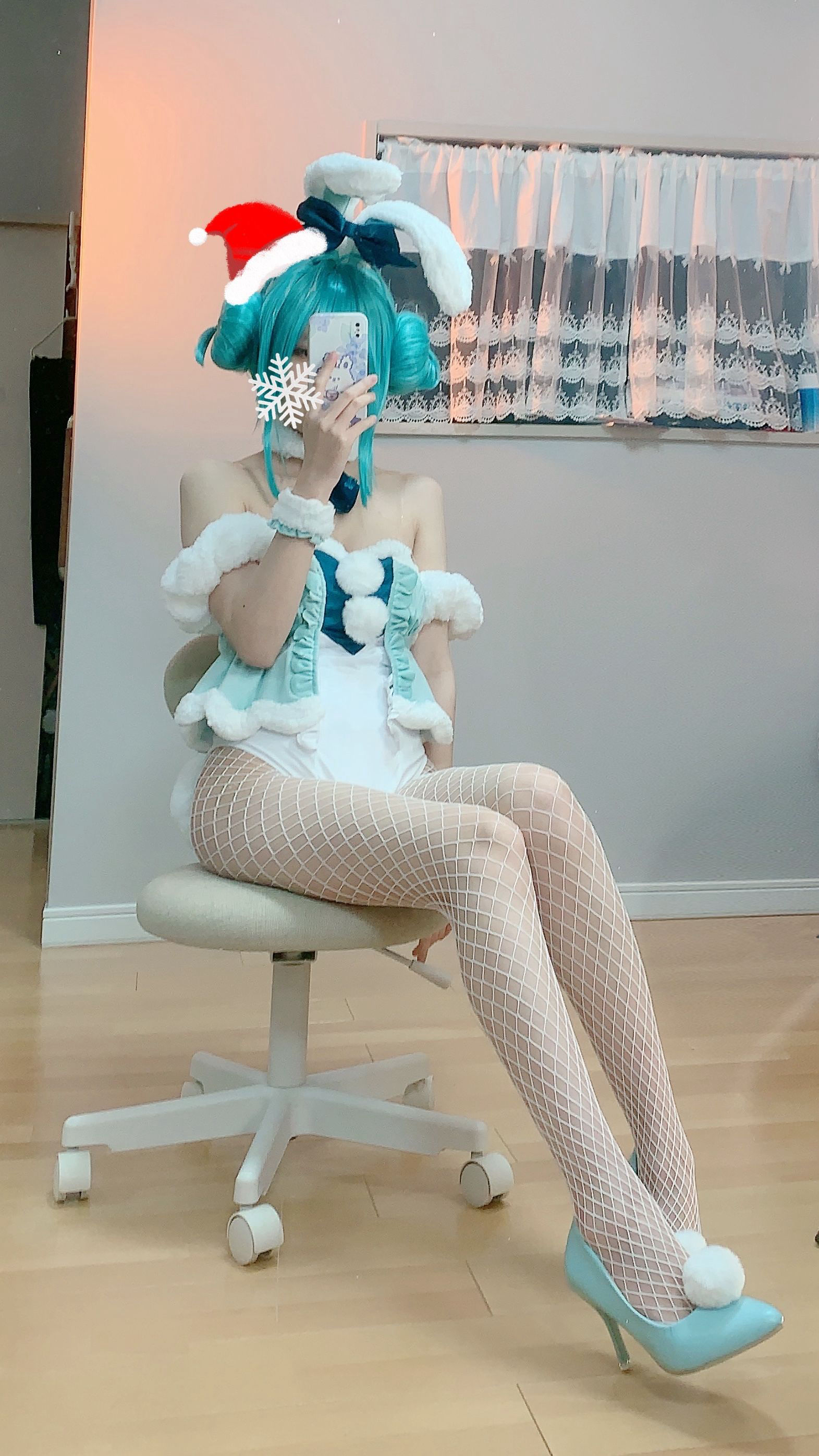 [福利COS] 千阳(ちよ) - 初音兔女郎第5张