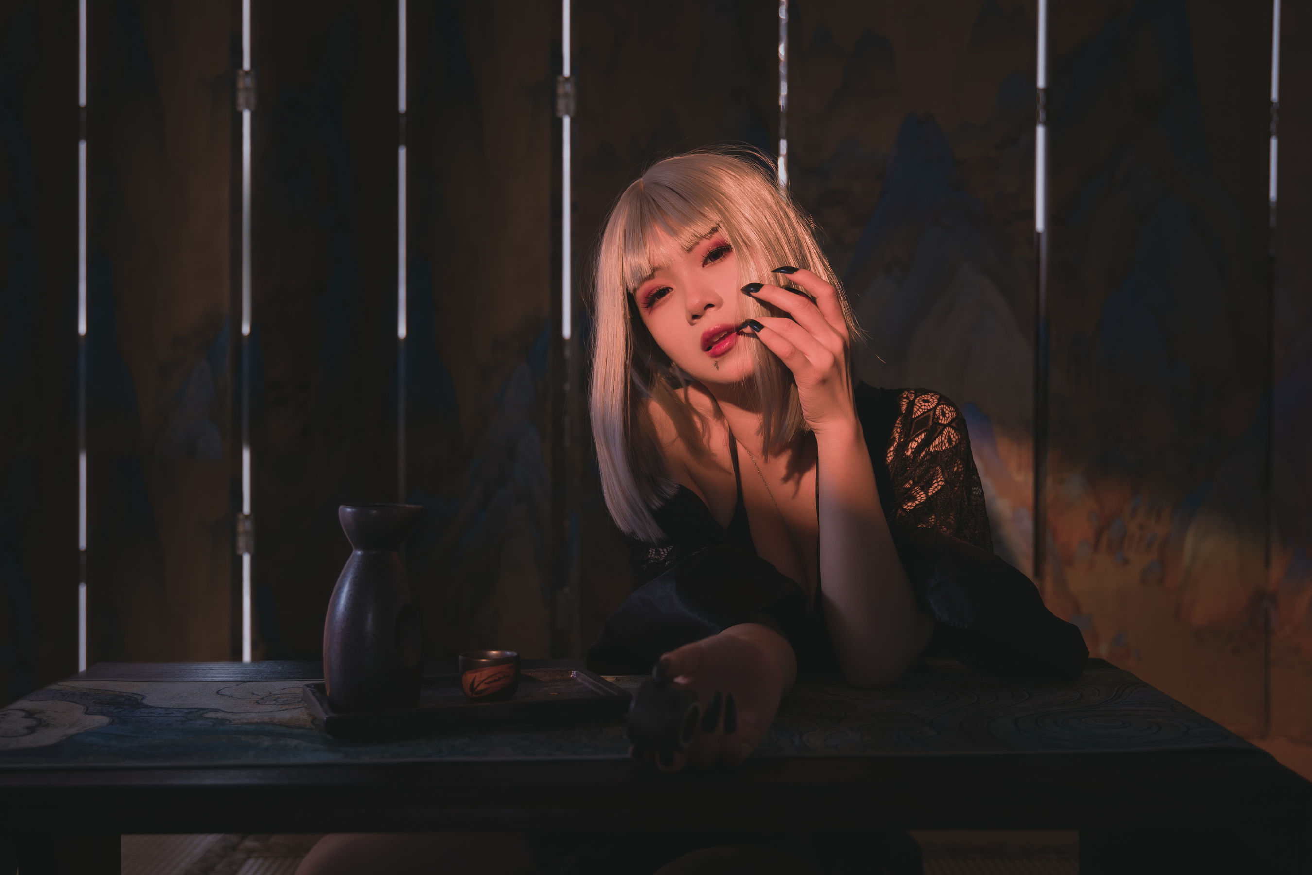 [福利COS] 末夜787 - 五月舰长 和服第3张