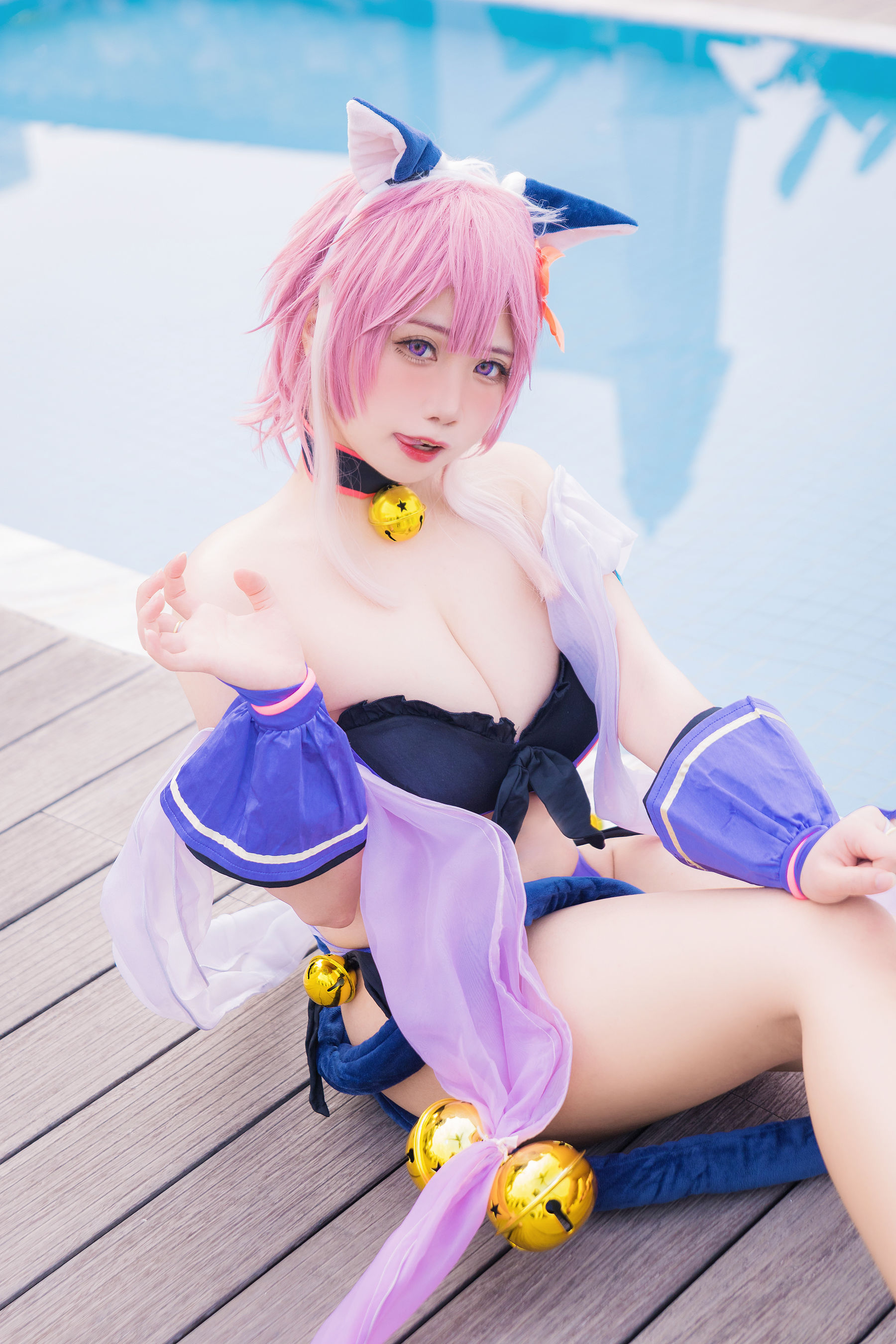 [福利COS] 贞子蜜桃 - 九月舰长 宮坂珠希泳装第8张