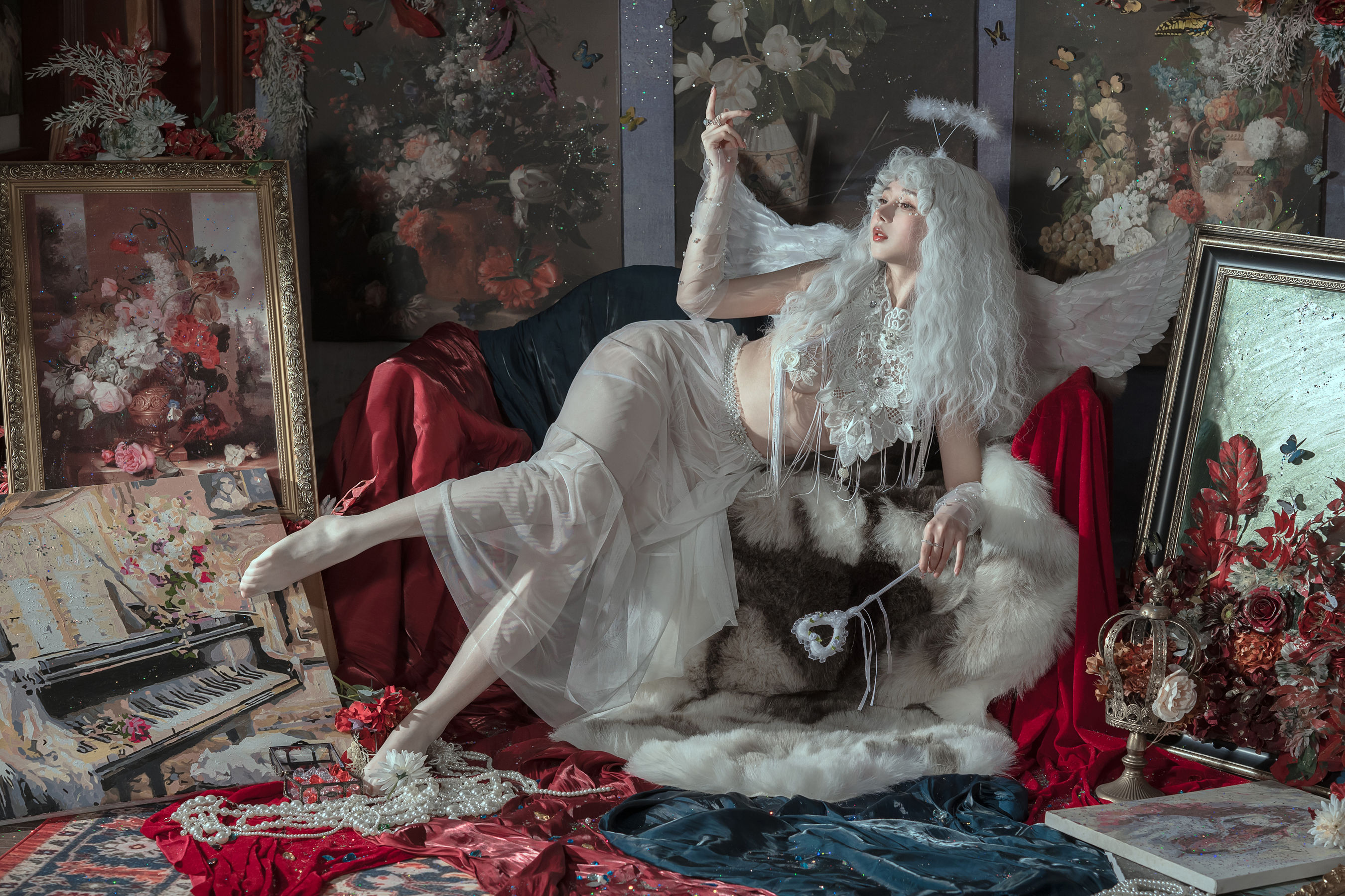 [福利COS] 云溪溪 - 奶桃桃 N44天使第10张