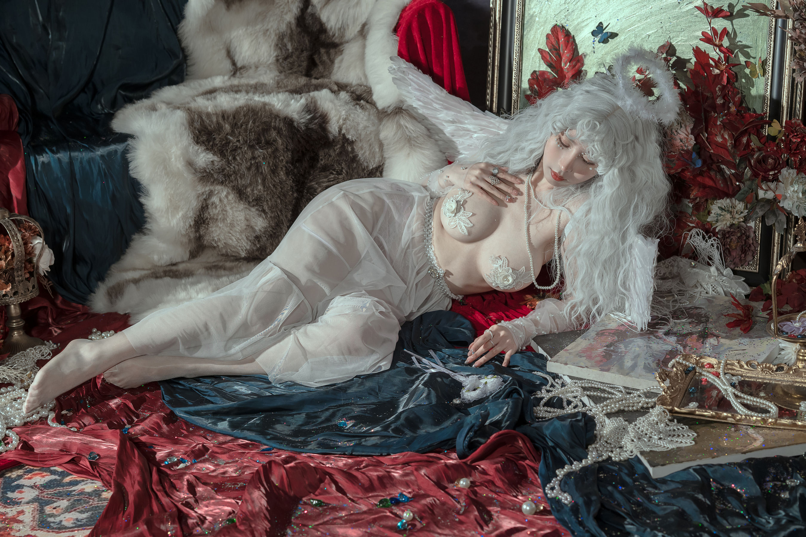 [福利COS] 云溪溪 - 奶桃桃 N44天使第9张