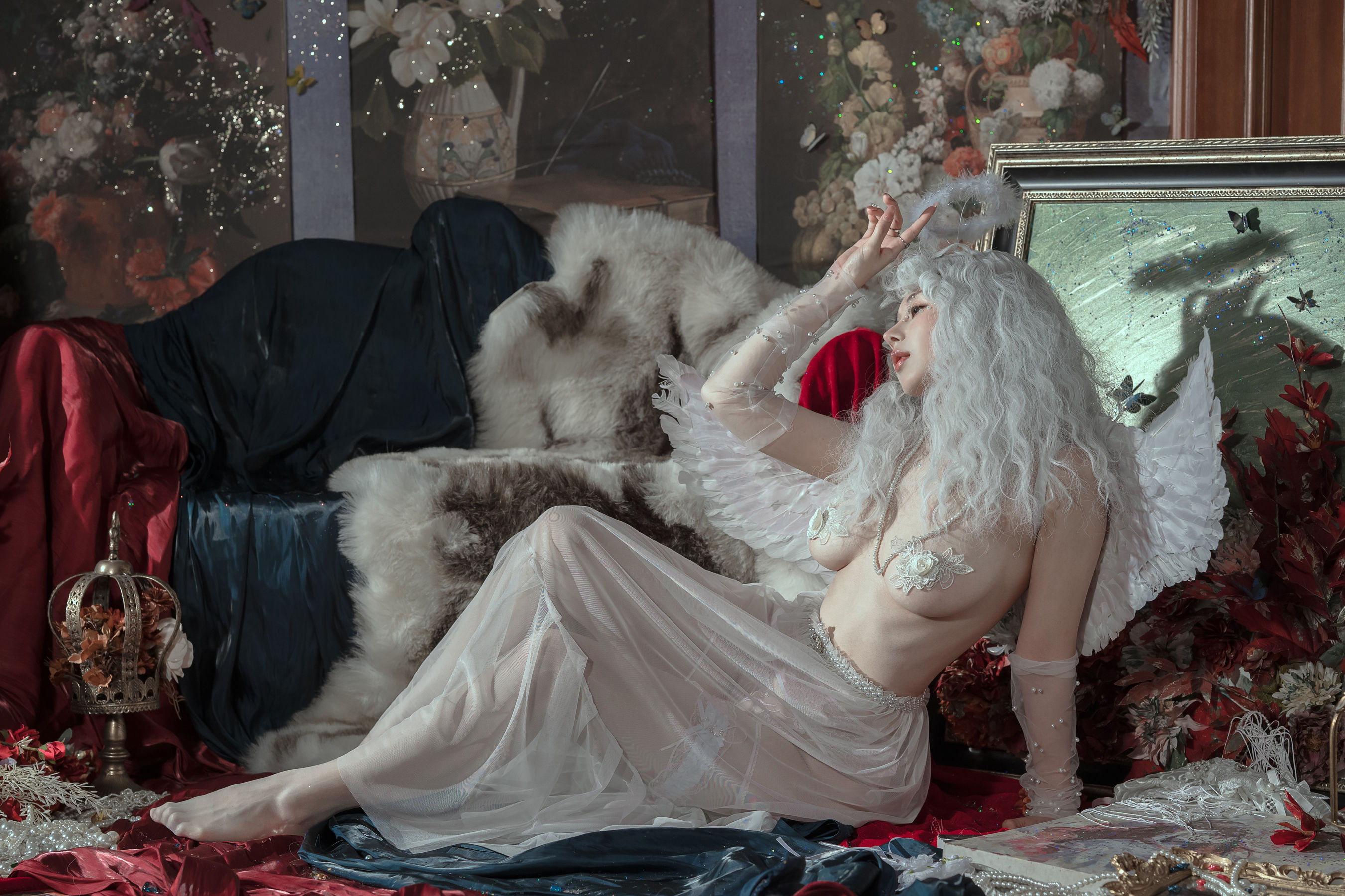 [福利COS] 云溪溪 - 奶桃桃 N44天使第9张