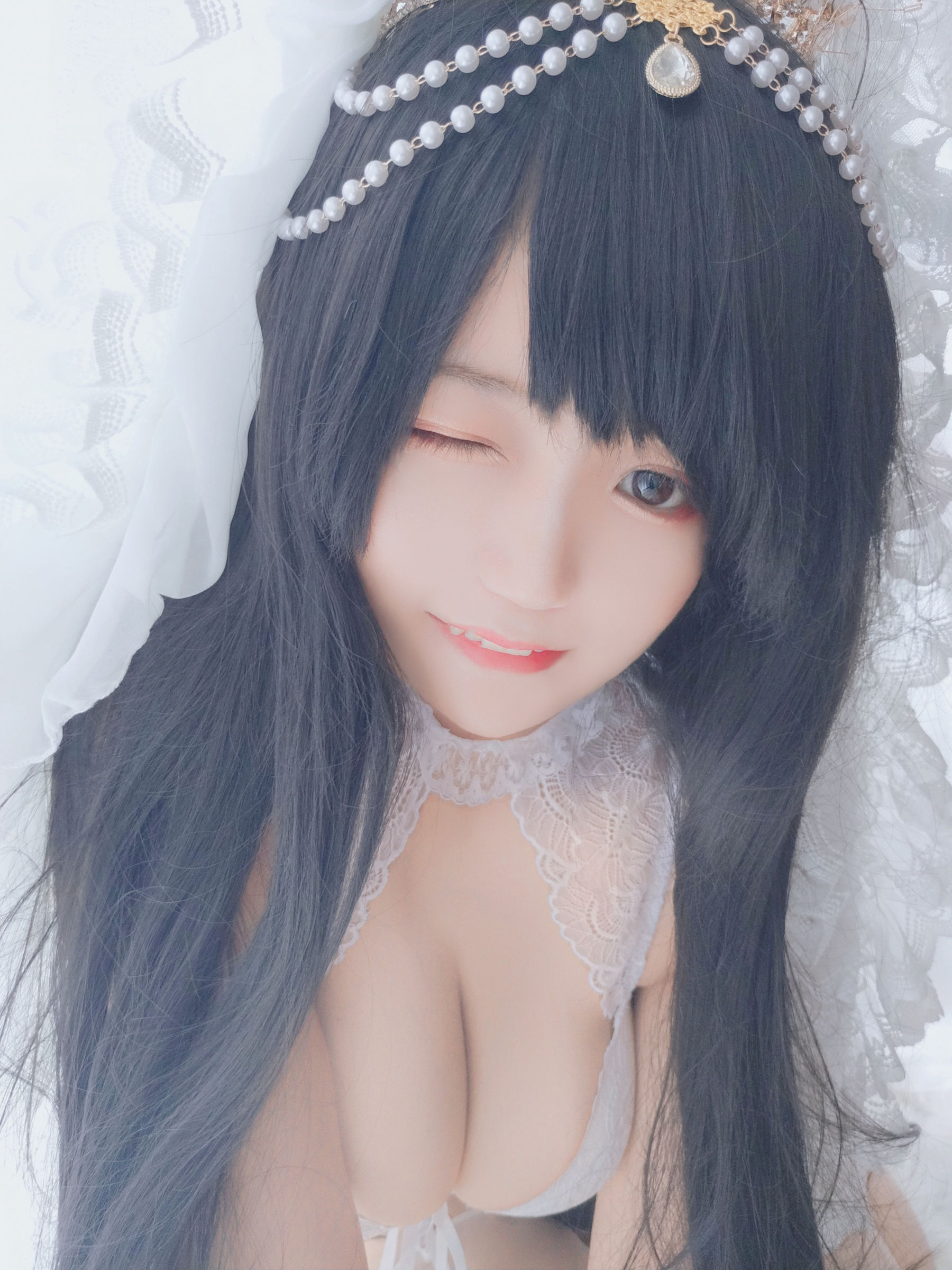 [福利COS] 动漫博主小仓千代w - 可可爱爱花嫁第2张