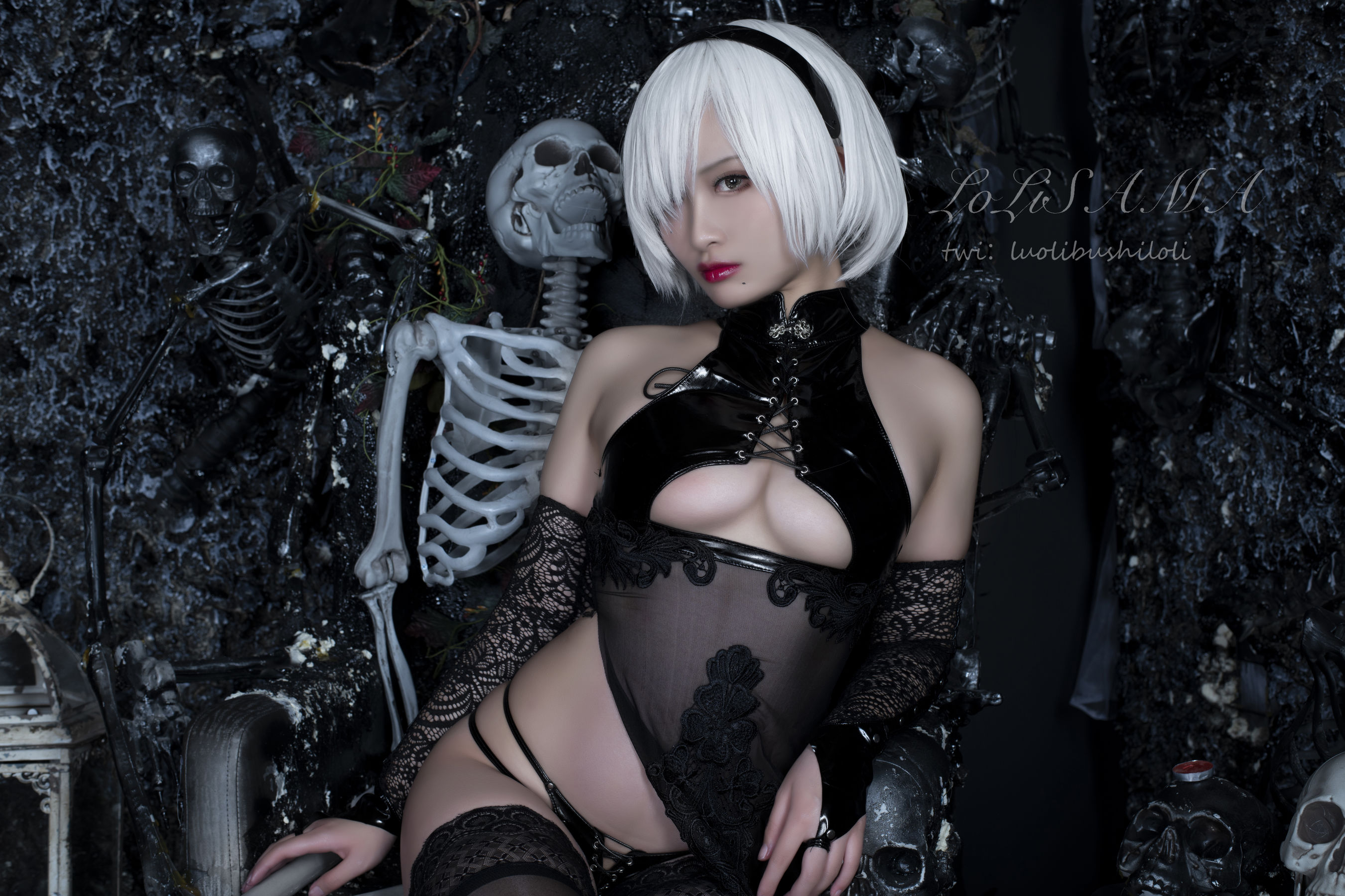 [福利COS] 动漫博主洛璃LoLiSAMA - 2B忍者第12张