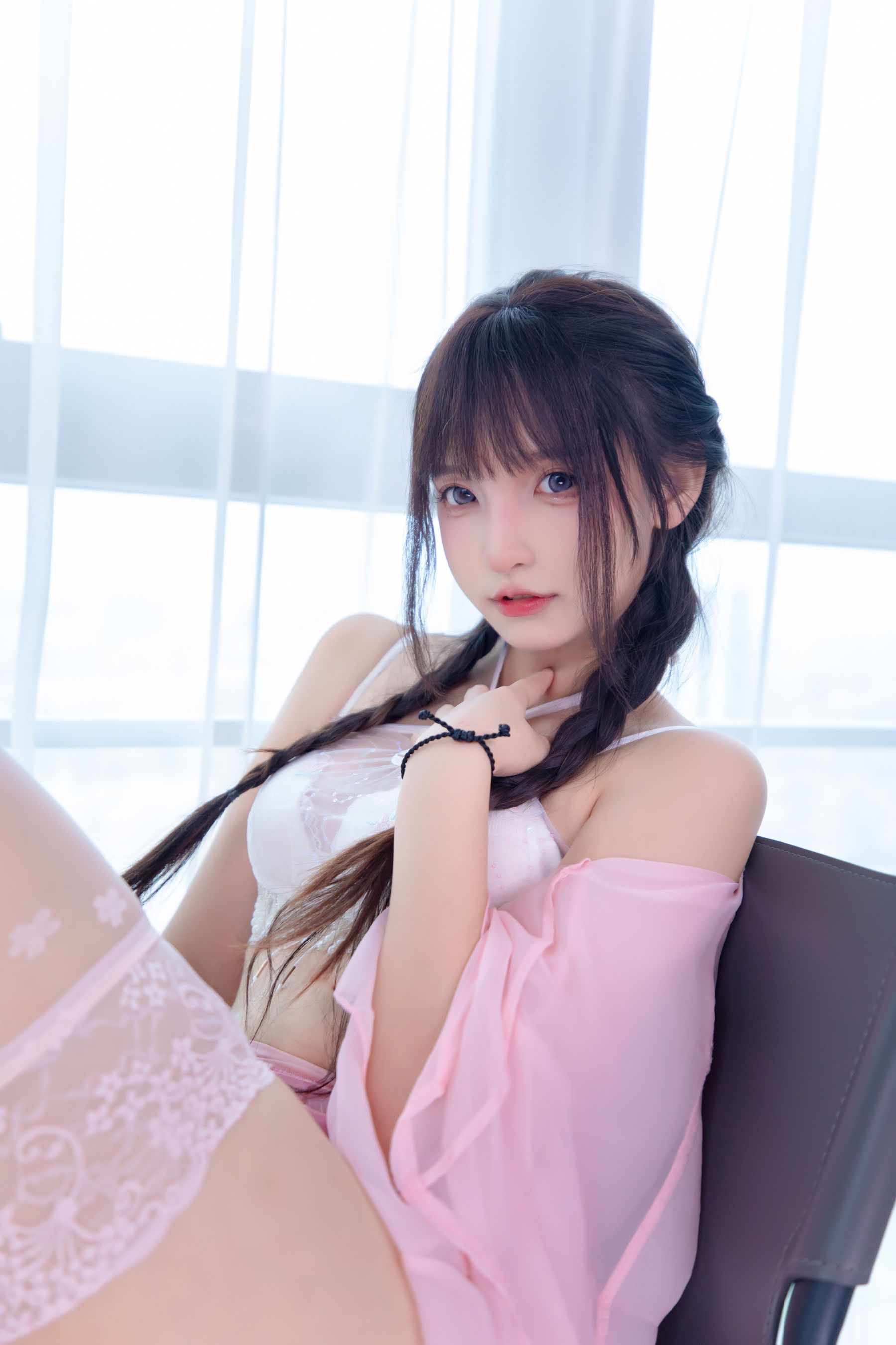 [福利COS] 萝莉神楽板真冬 之桃花潭水第25张