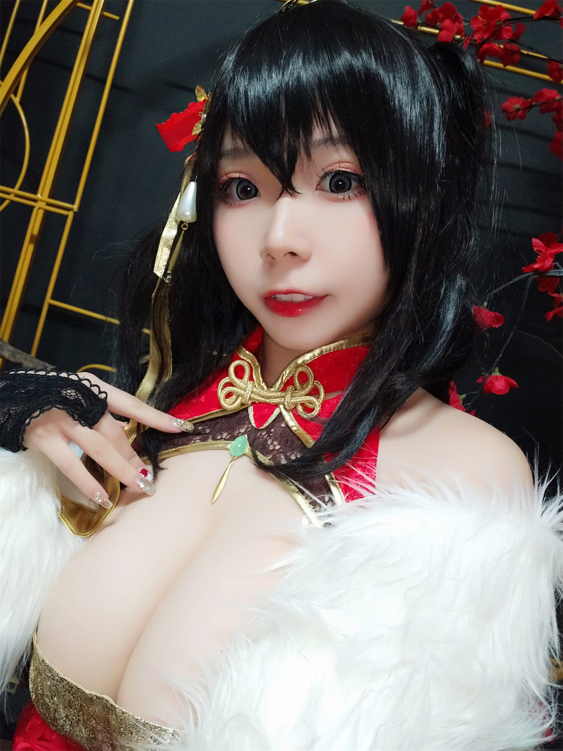 [福利COS] 自闭颜球球(无颜小天使wy) - 碧蓝航线 大凤红旗袍第15张