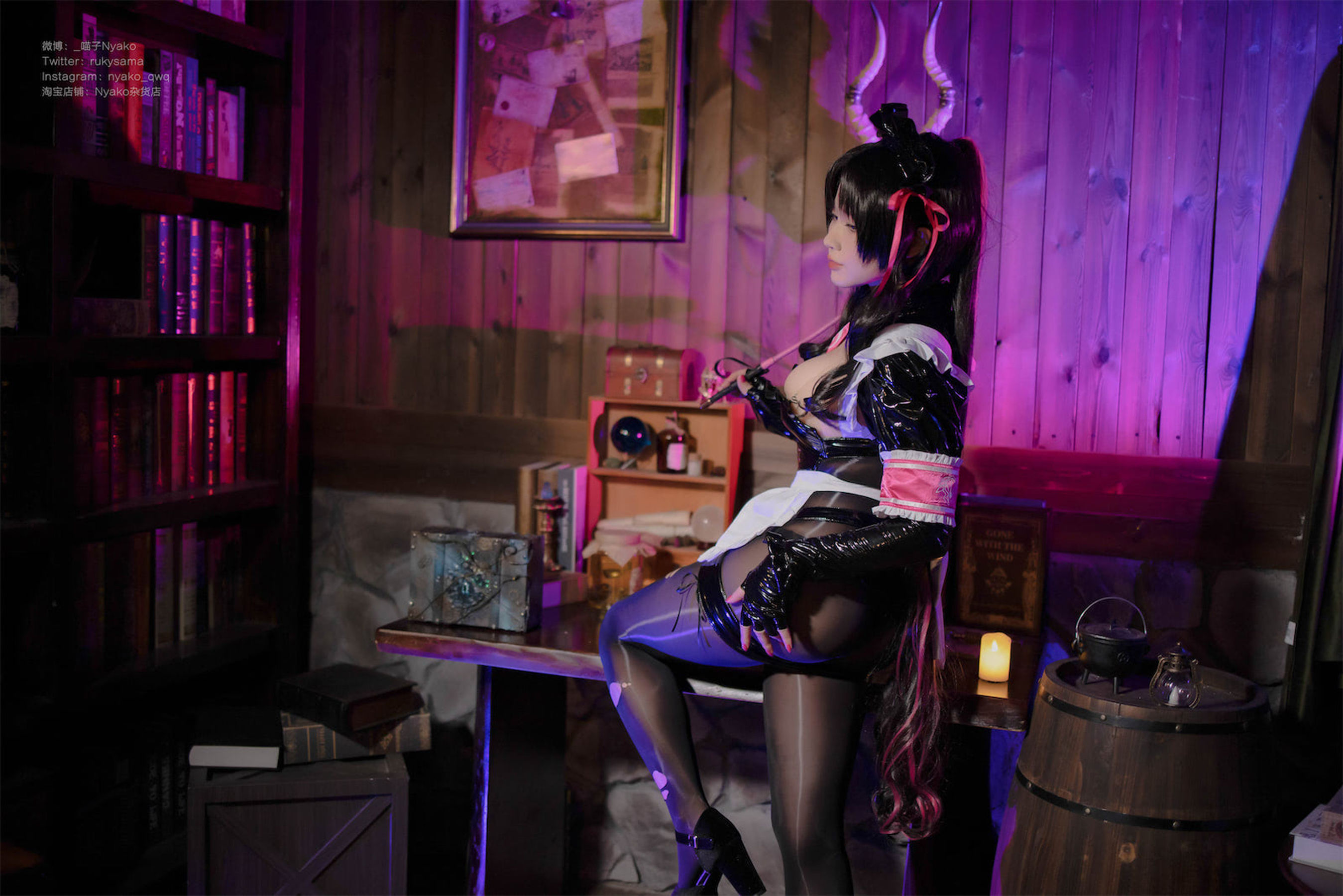 [福利COS] 萌妹子Nyako喵子 - 杀生院女仆第5张