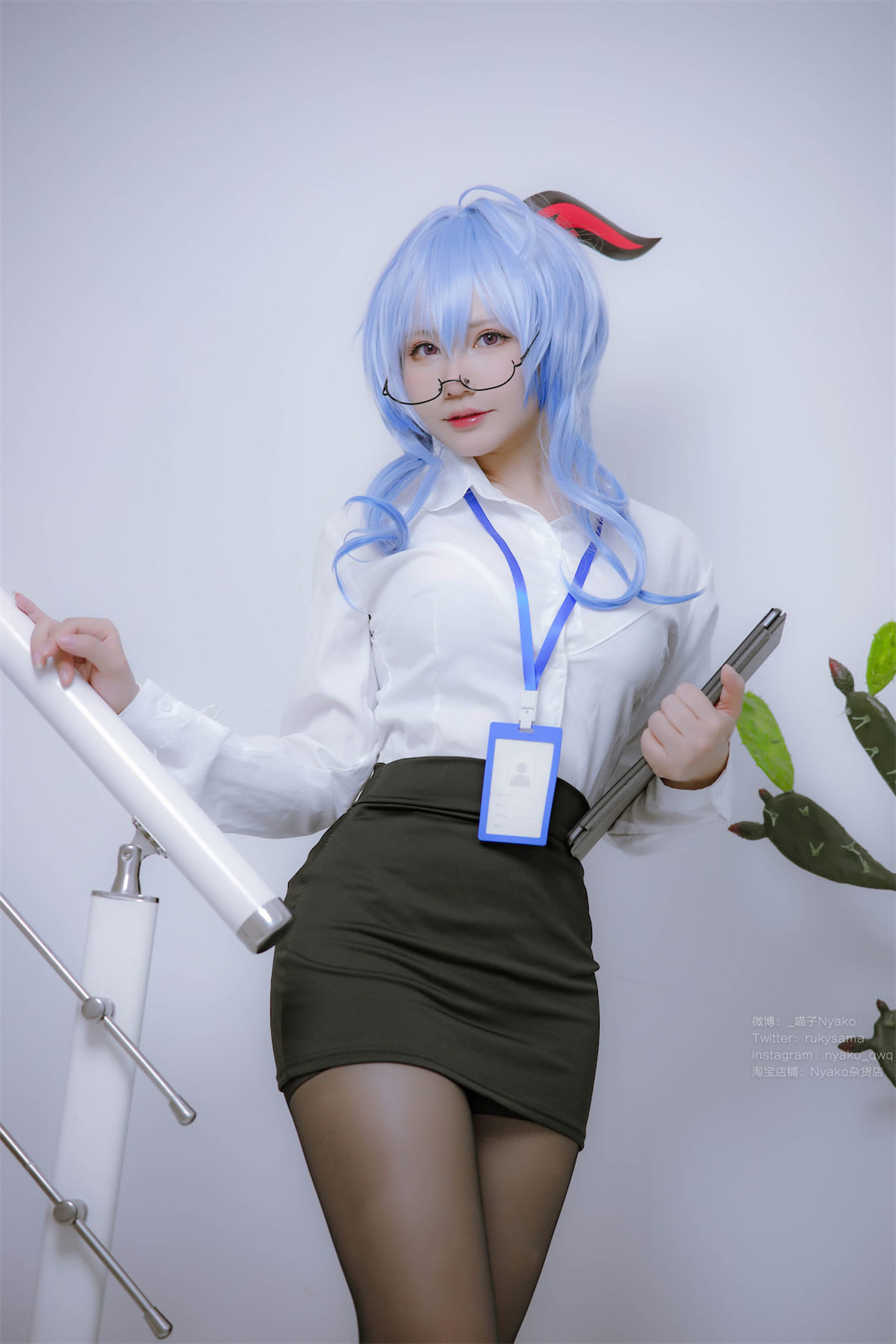 [福利COS] Nyako喵子 - 原神甘雨OL第9张