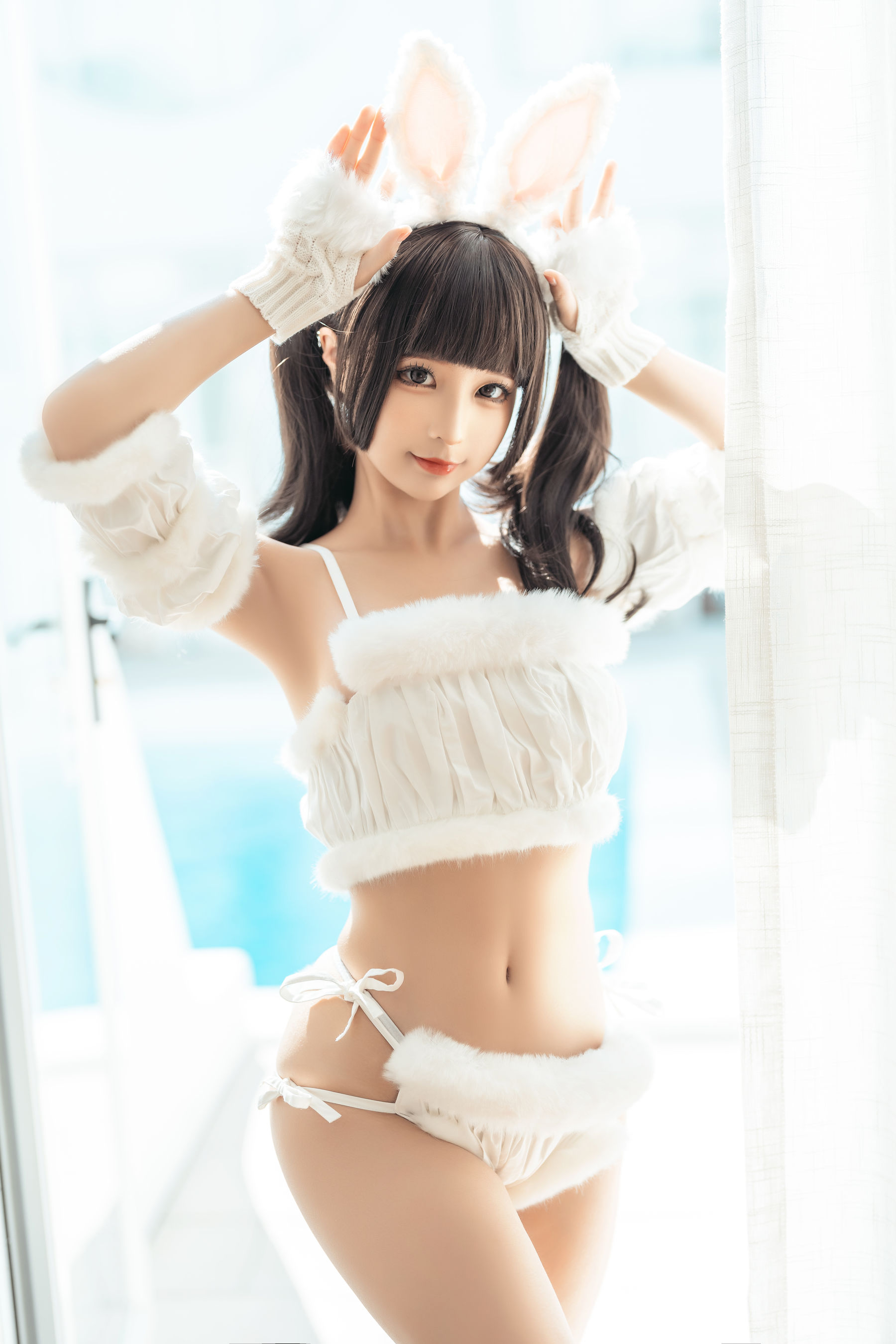 [福利COS] 动漫博主蠢沫沫 - 绵绵兔第1张