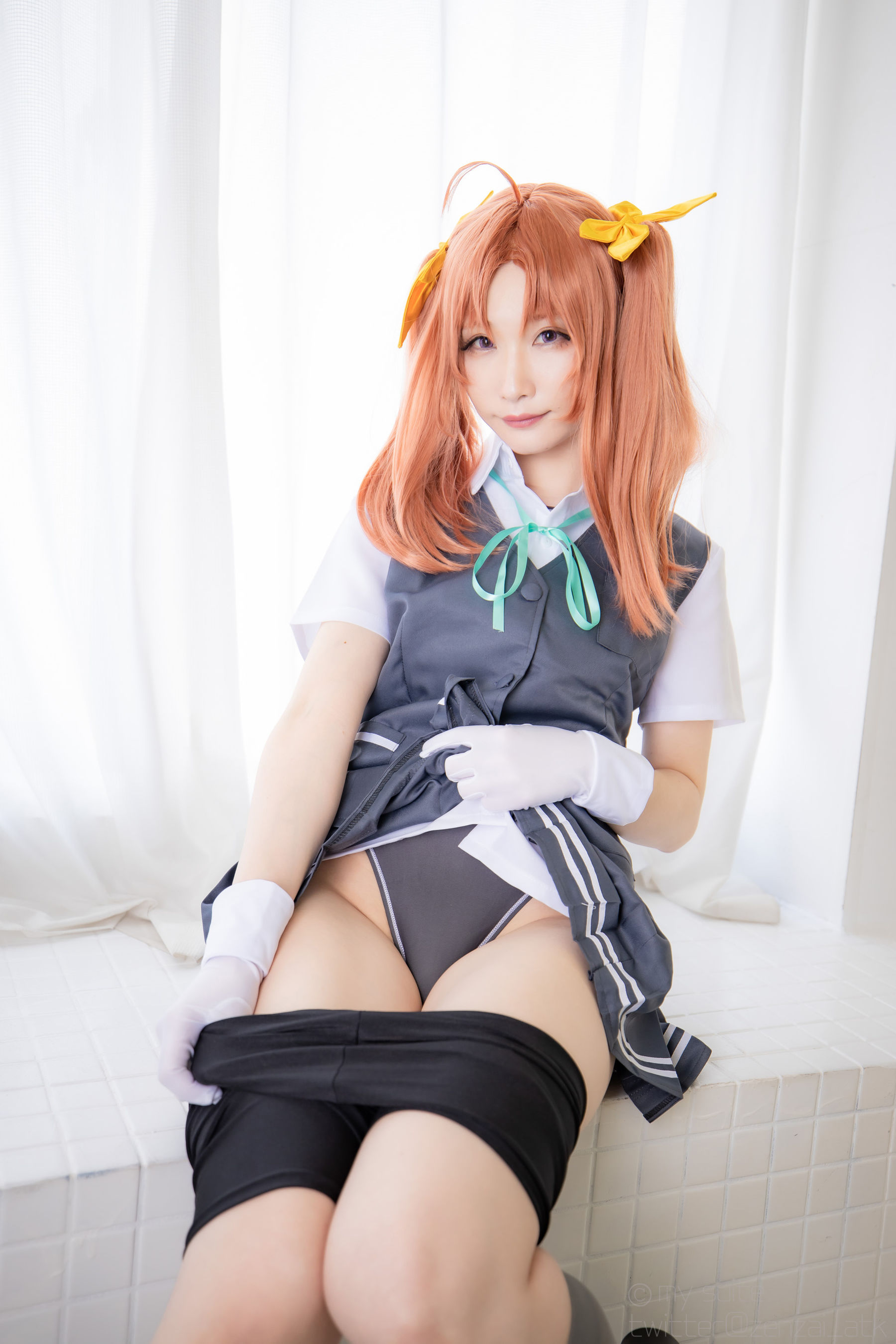 [福利COS] (Cosplay)[my suite] Atsuki あつき - スパッツと競泳水着を堪能するROM Suite Collection.36第14张