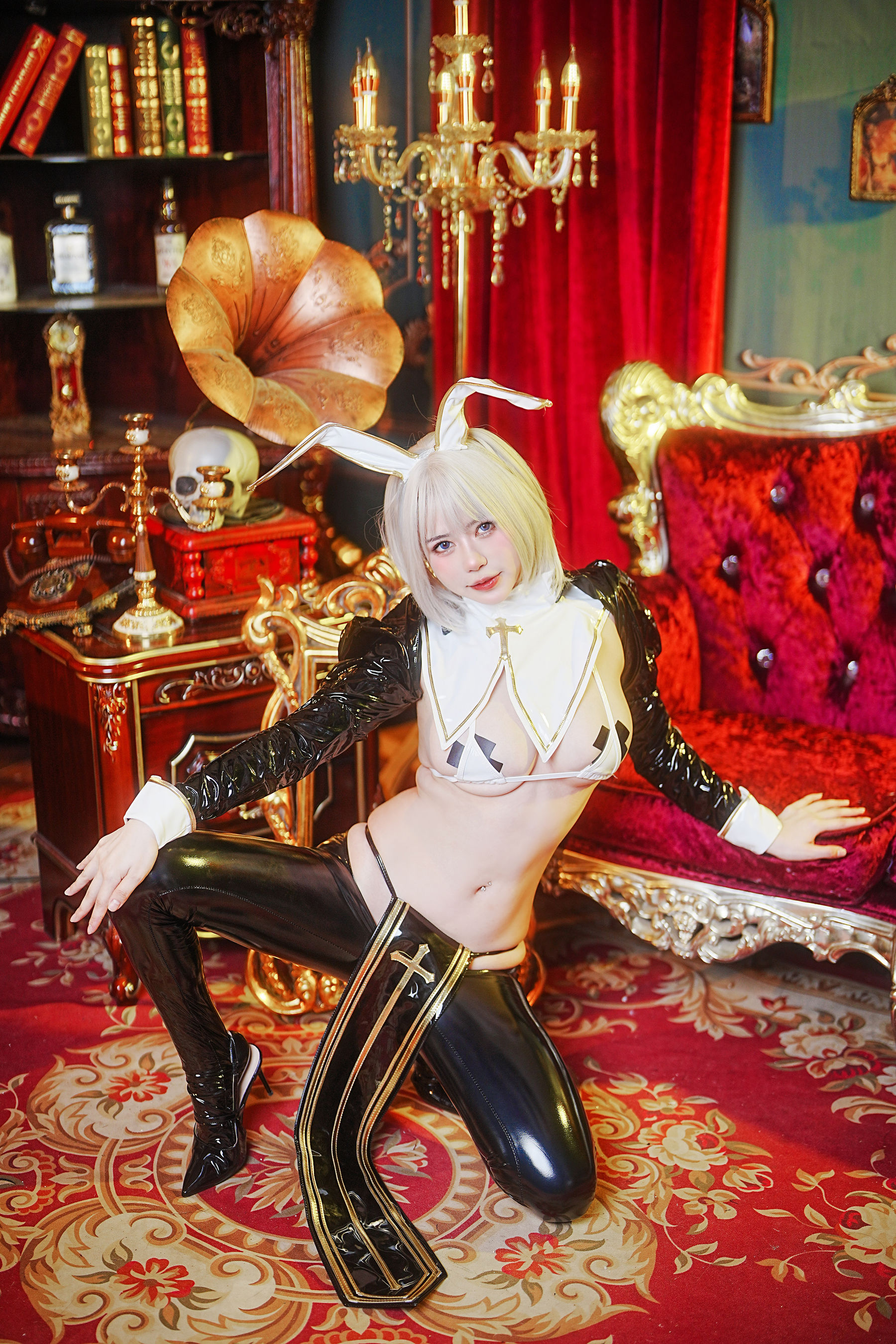 [福利COS] Tina很妖孽呀 - 皮衣小兔子第12张