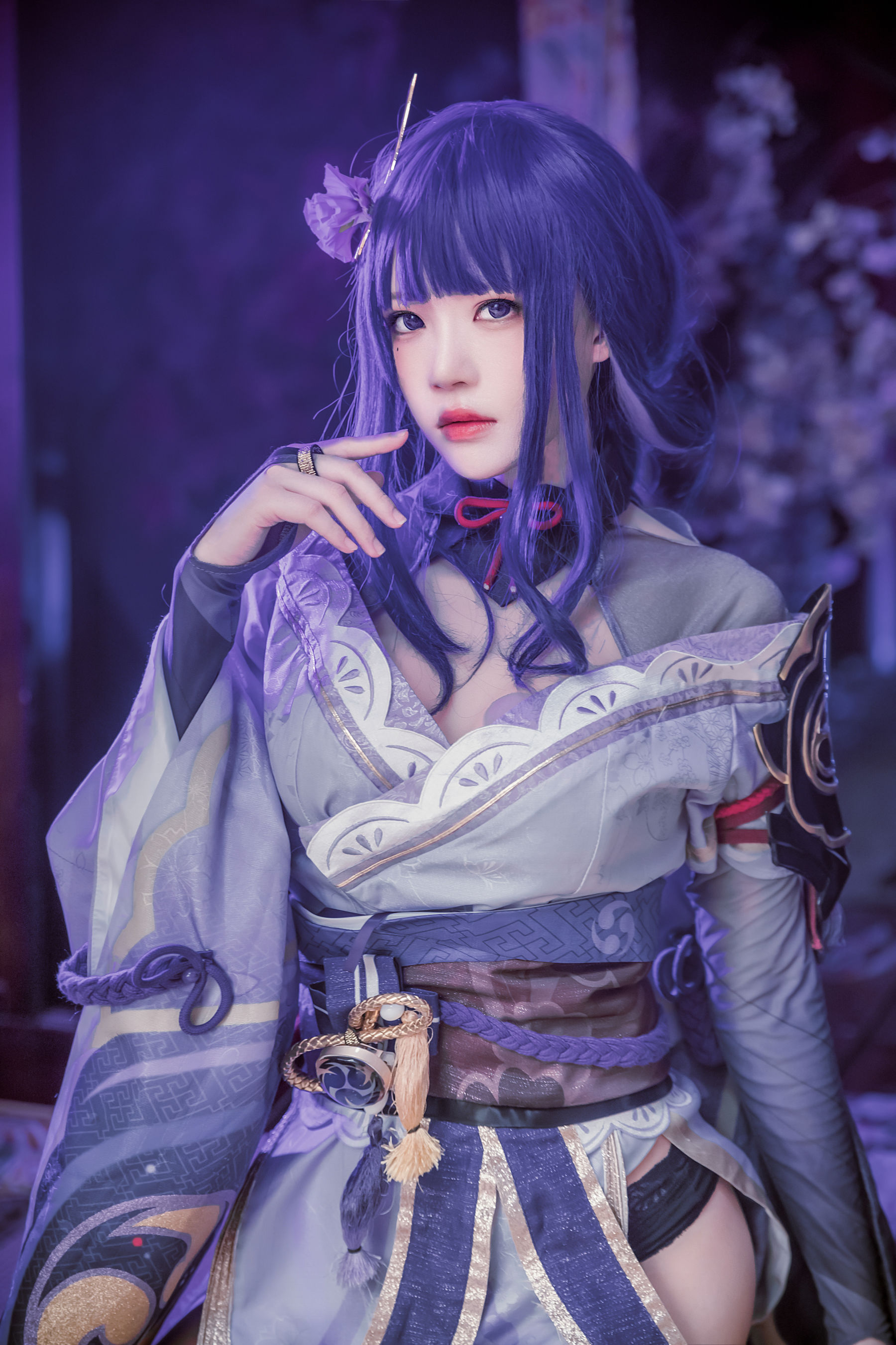 [福利COS] 桜桃喵 - 雷电将军第7张