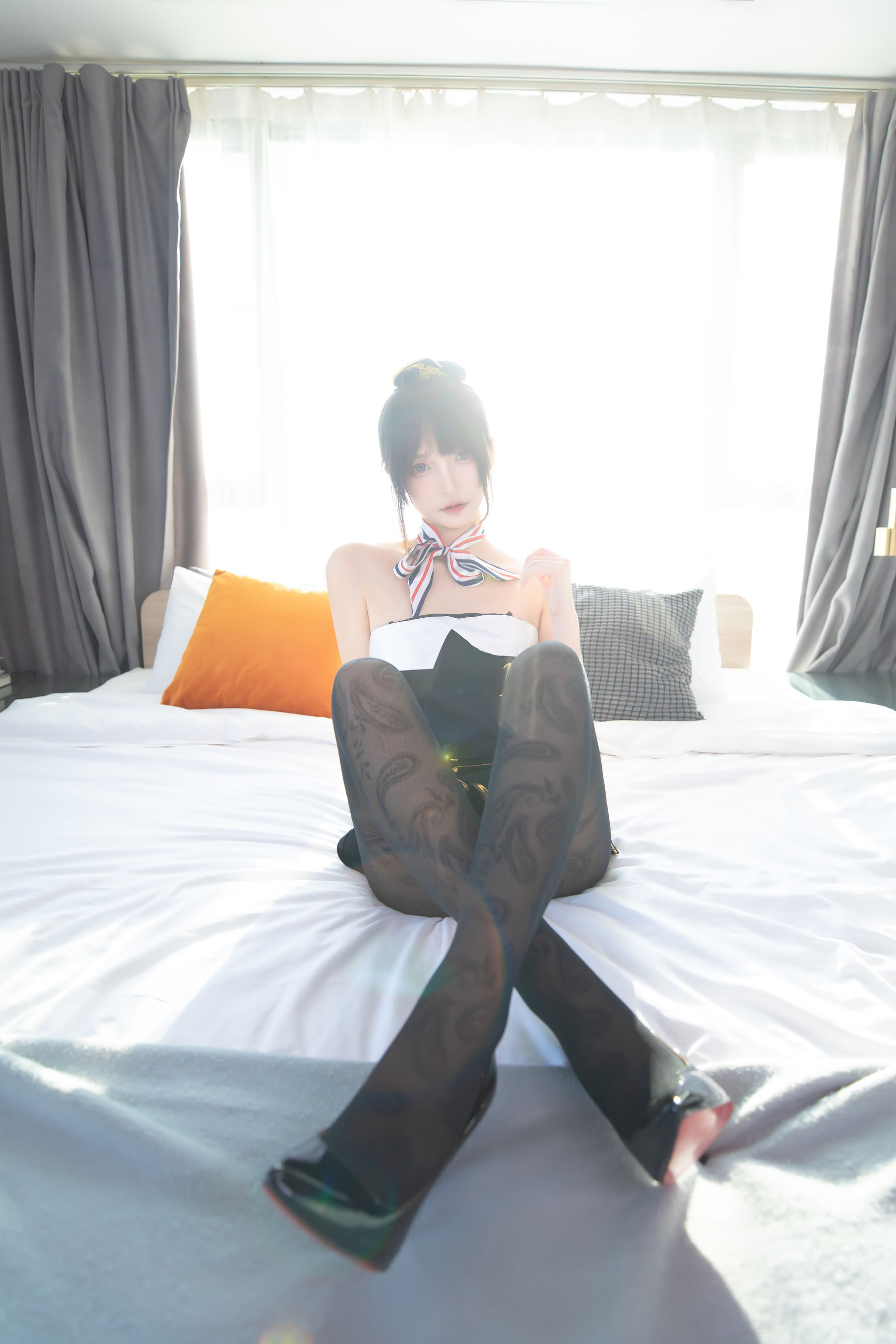 [福利COS] 萝莉神楽板真冬 空中邂逅第2张