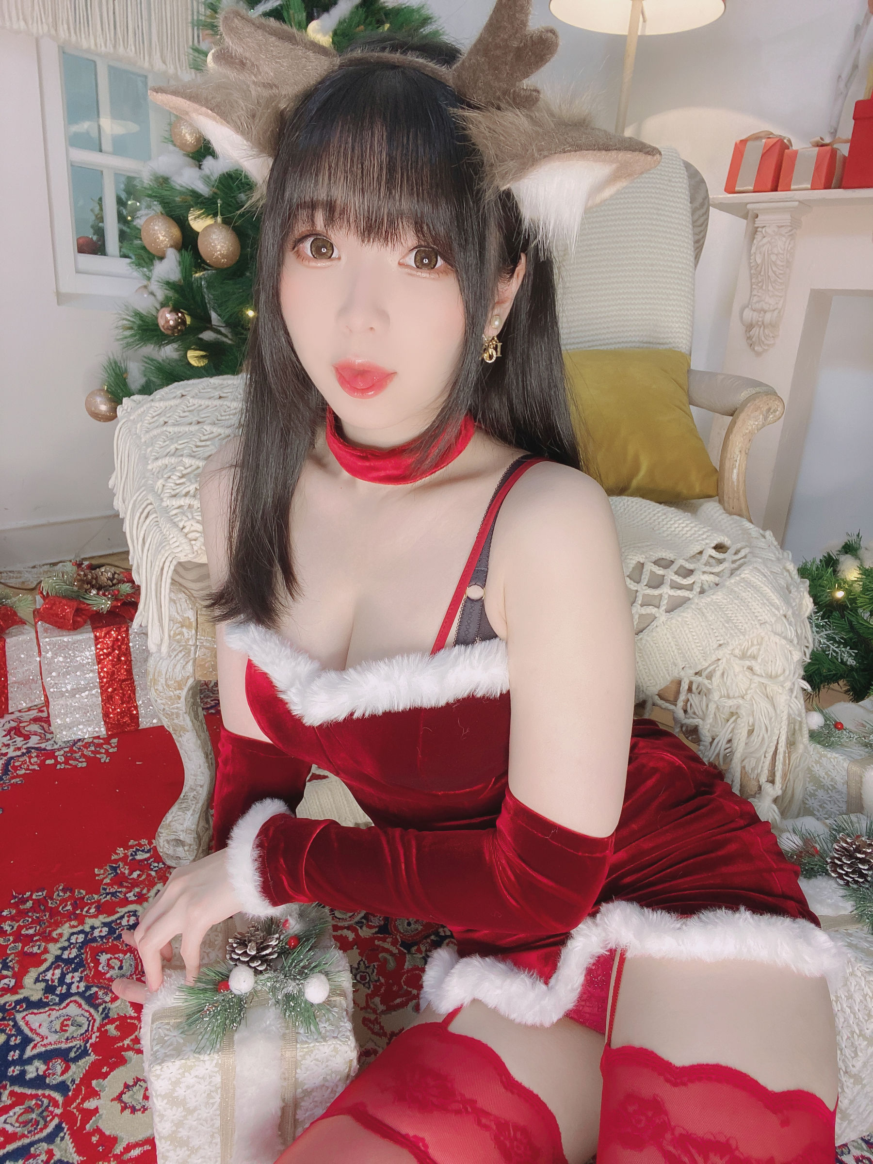 [福利COS] 微博妹纸霜月shimo[fantia] 2022-12-25 メリー・クリスマス！！第5张