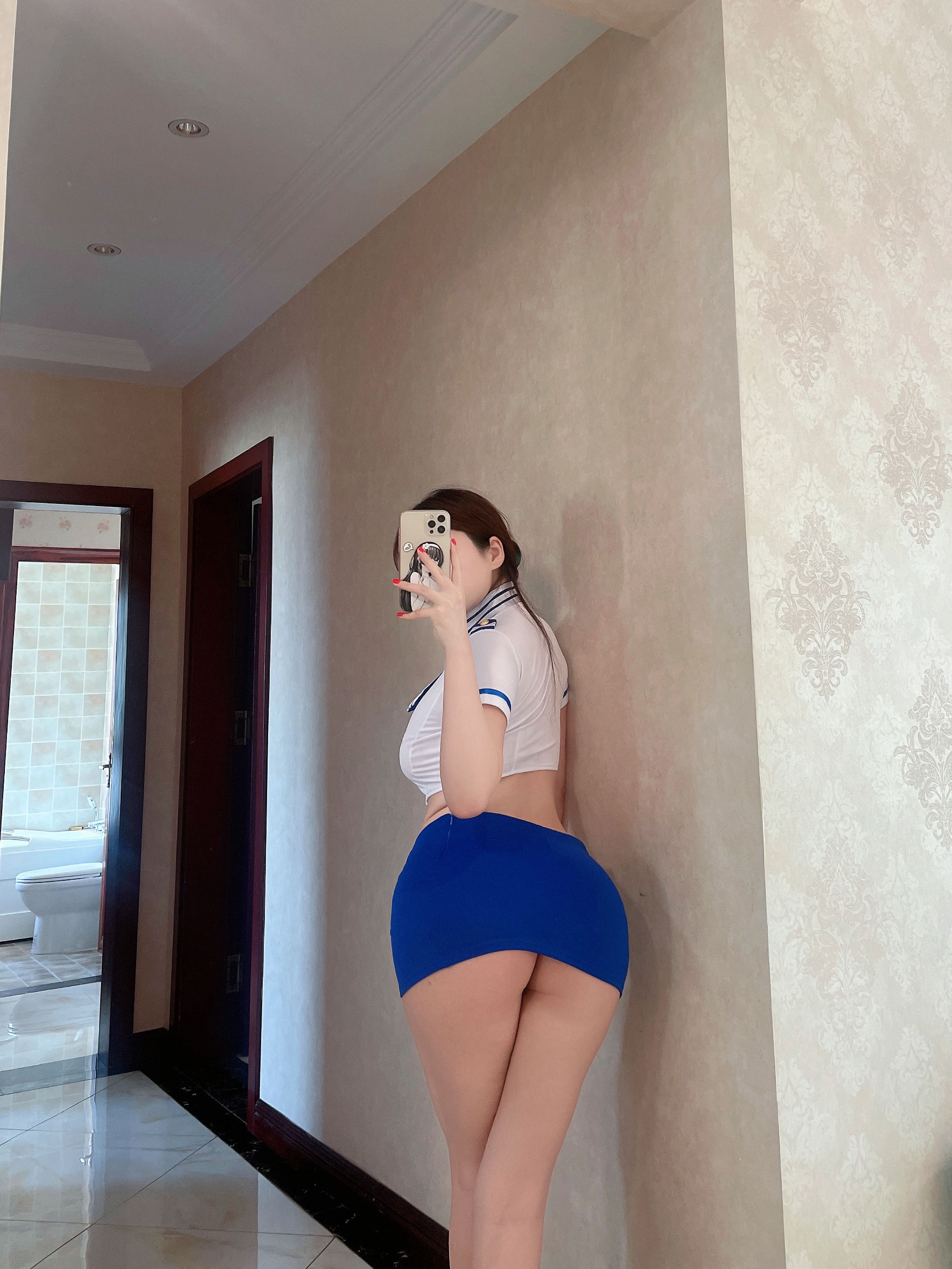 [福利COS] 奶宝妹纸 - 空姐第5张