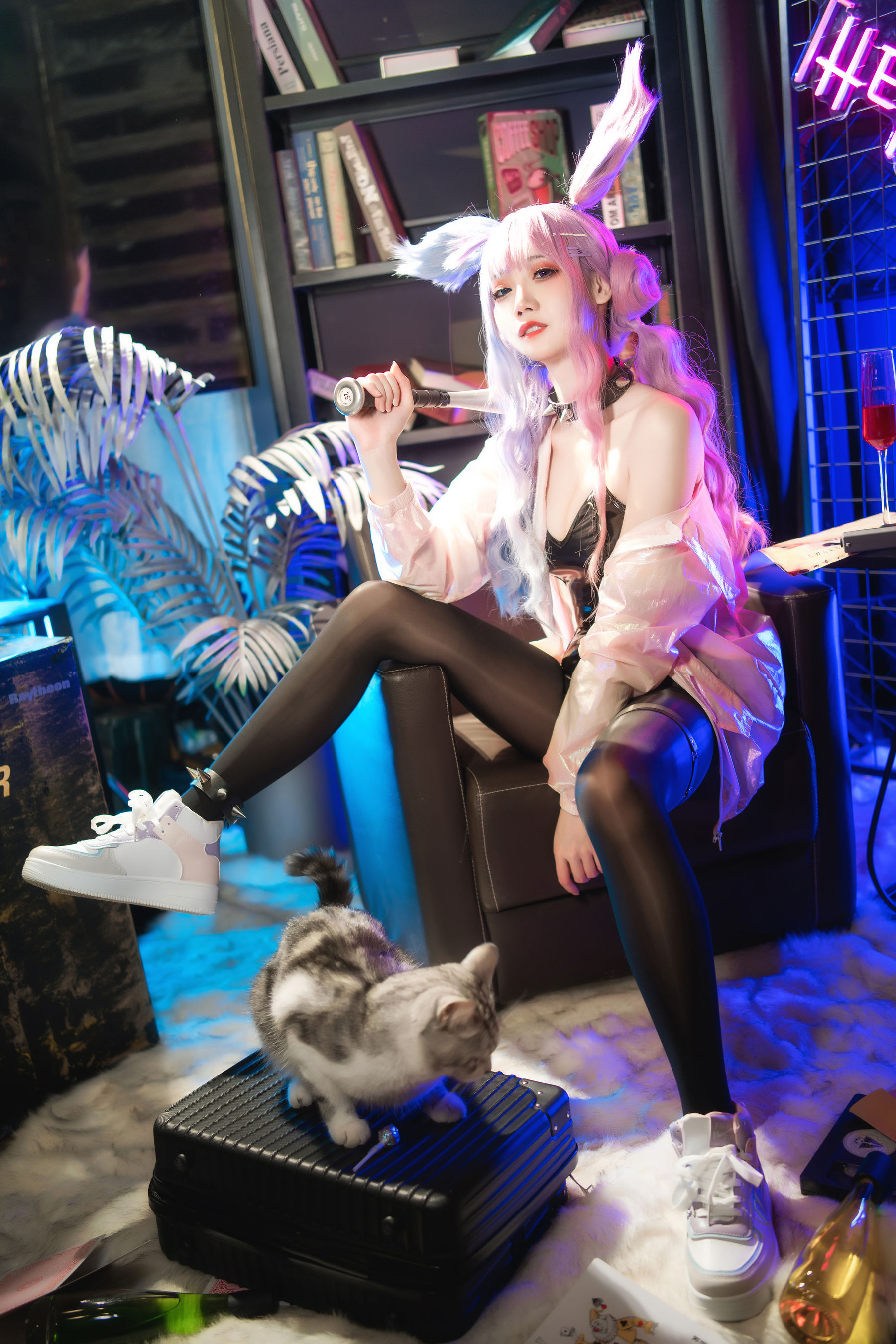 [福利COS] 焖焖碳 - 麻辣兔头X异色兔第10张