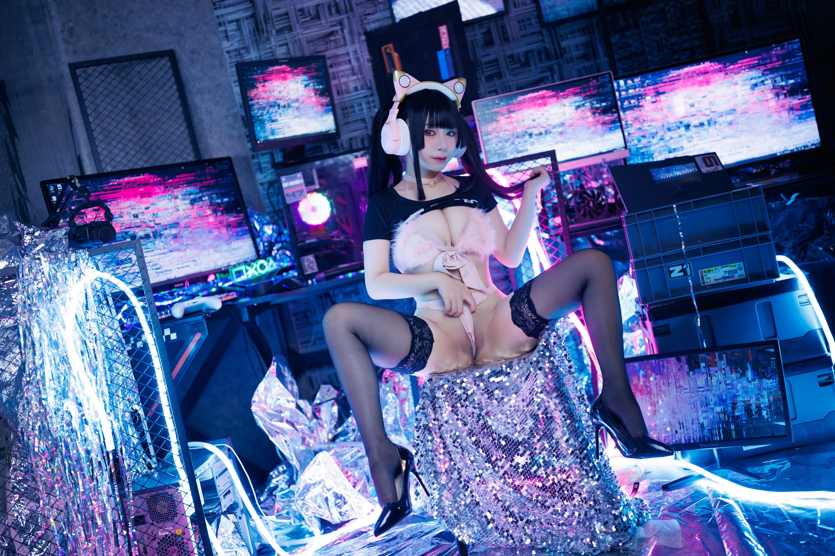 [福利COS] 胡桃猫Kurumineko - 电竞甜心第10张