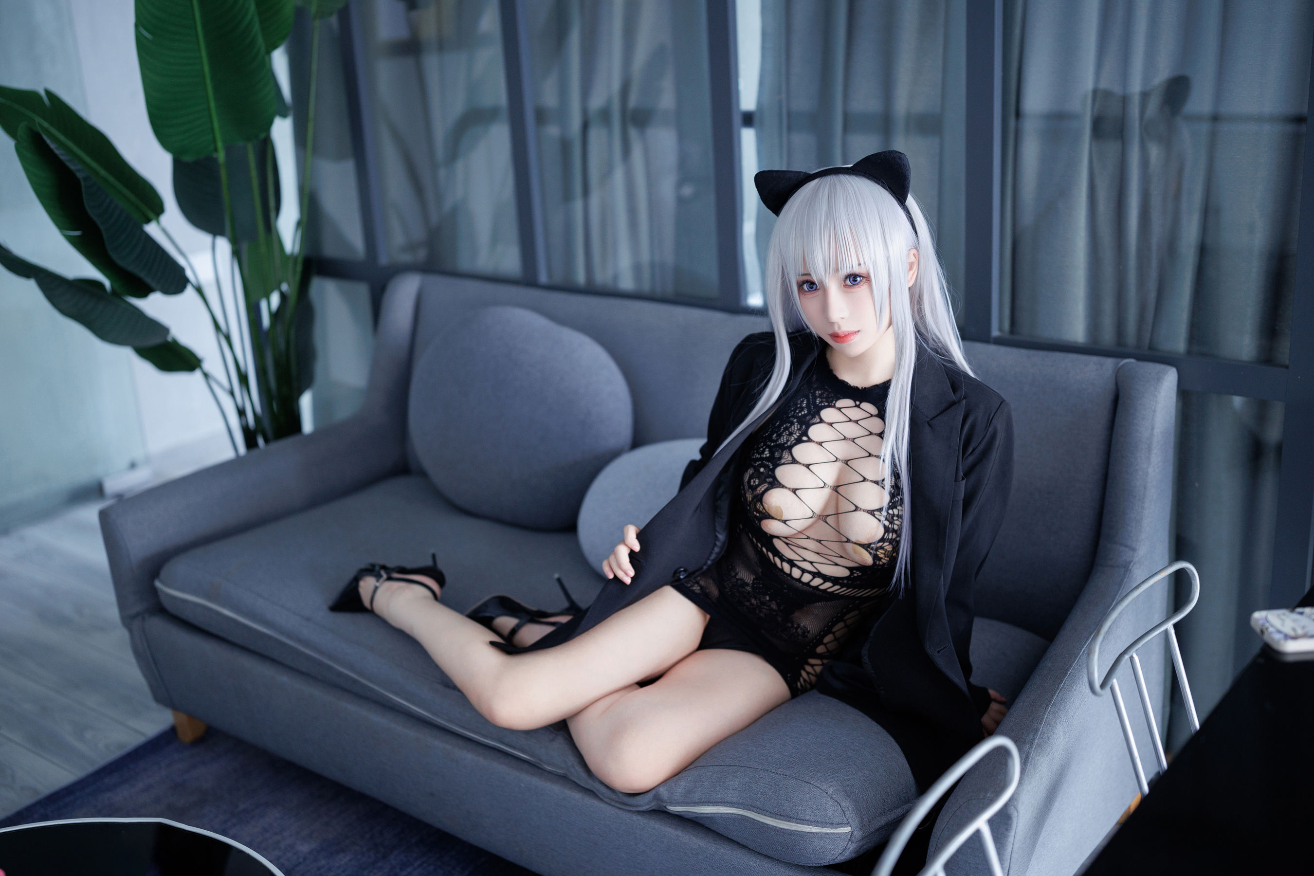 [福利COS] 胡桃猫Kurumineko - 魅惑猫娘第3张