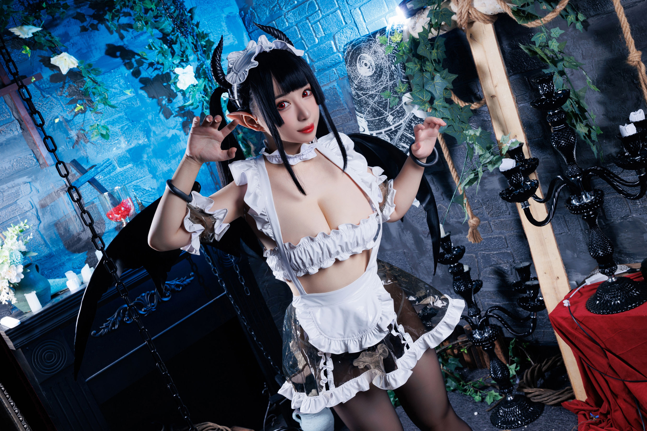 [福利COS] 胡桃猫Kurumineko - 女仆吸血姬第22张