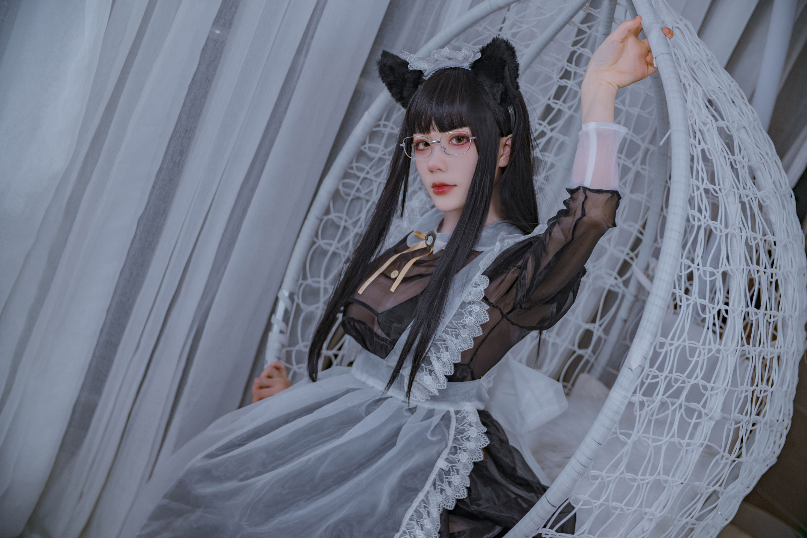 [福利COS] 起司块wii写真 - 会长是女仆大人第1张