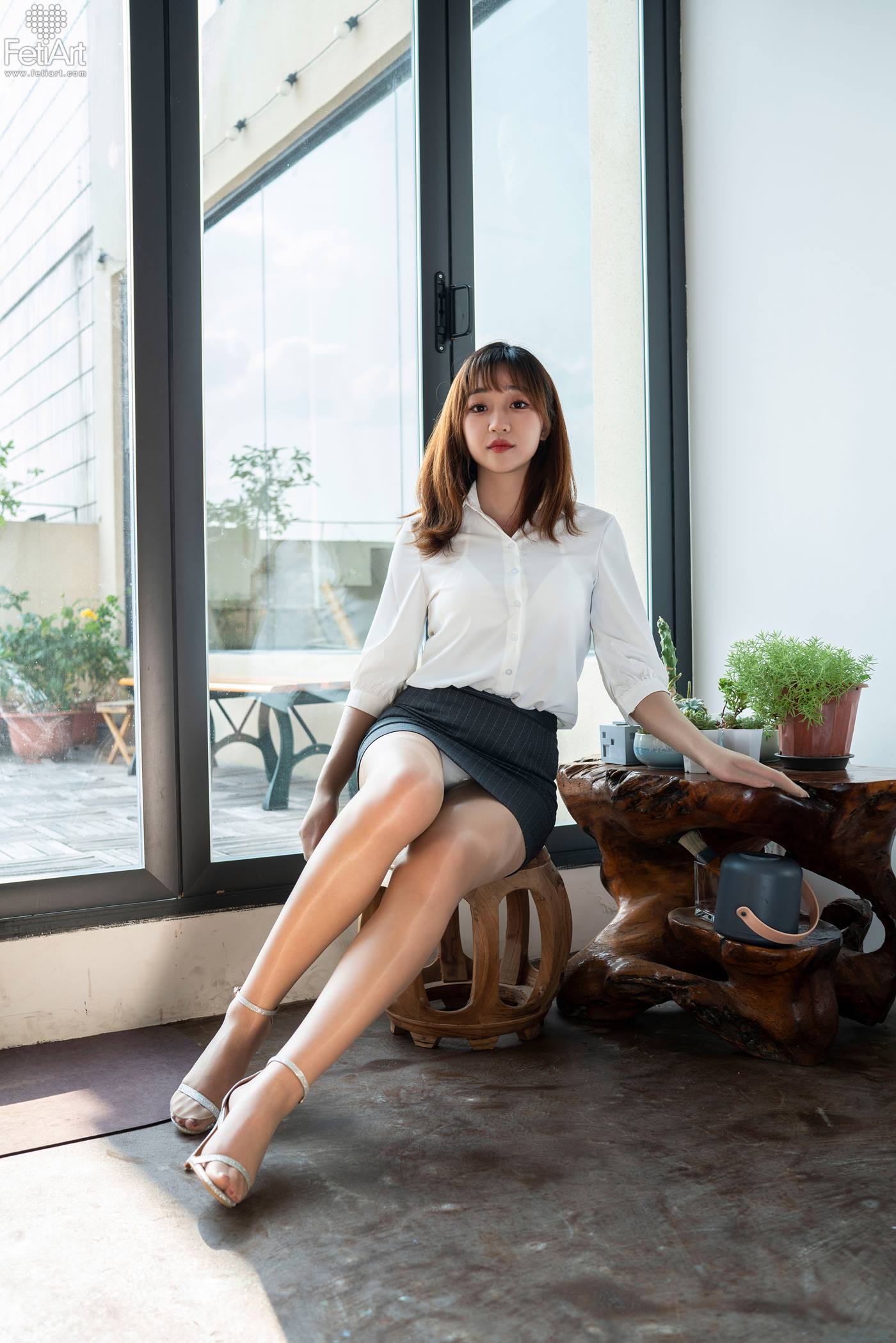 [FetiArt尚物集]NO.00058 Tori&#8217;s full body pantyhose day[38P]第4张