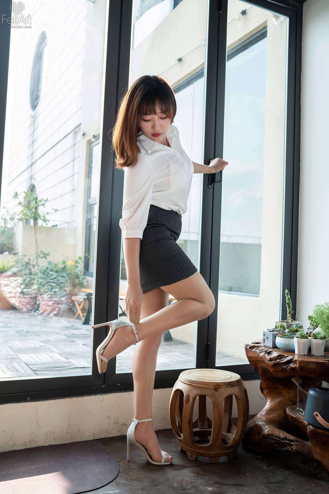 [FetiArt尚物集]NO.00058 Tori&#8217;s full body pantyhose day[38P]第5张