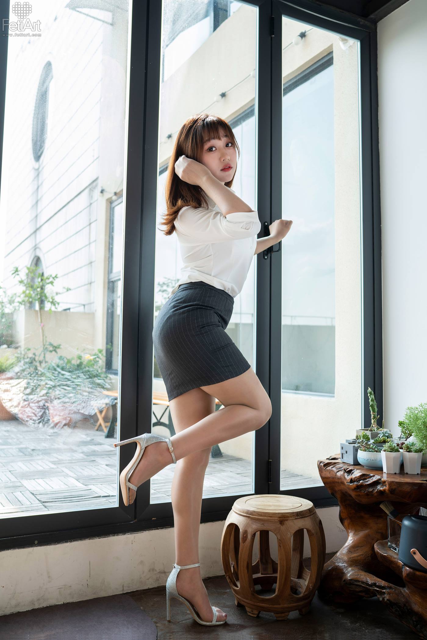 [FetiArt尚物集]NO.00058 Tori&#8217;s full body pantyhose day[38P]第5张