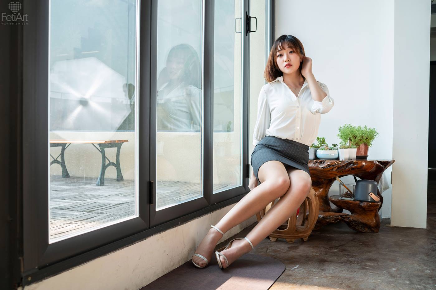 [FetiArt尚物集]NO.00058 Tori&#8217;s full body pantyhose day[38P]第6张
