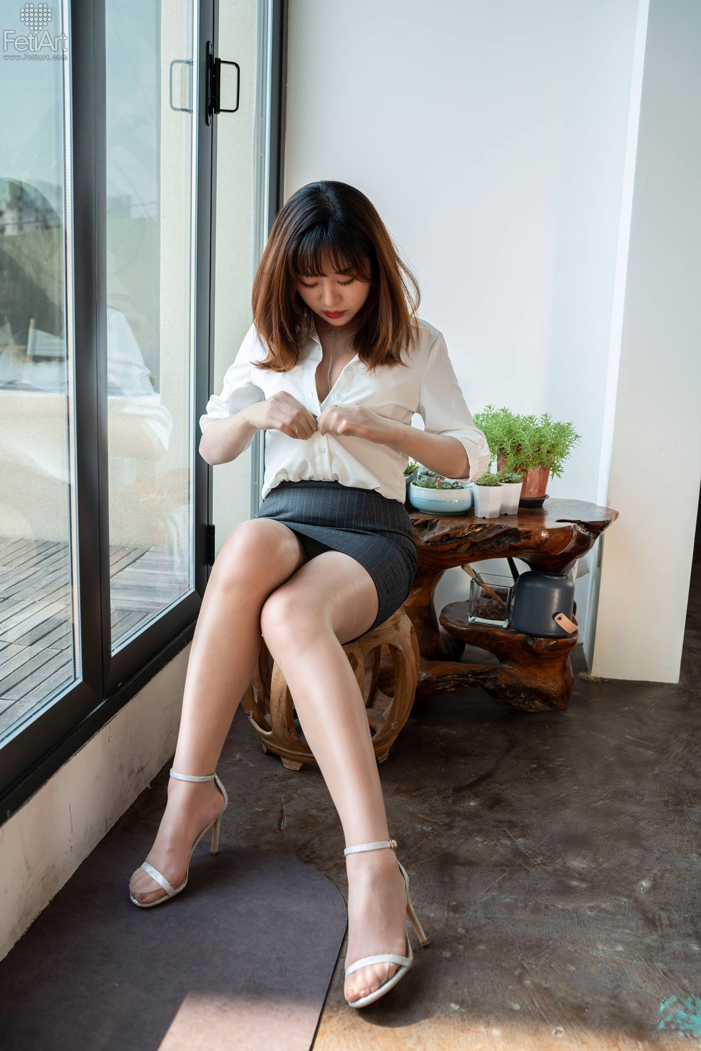 [FetiArt尚物集]NO.00058 Tori&#8217;s full body pantyhose day[38P]第7张