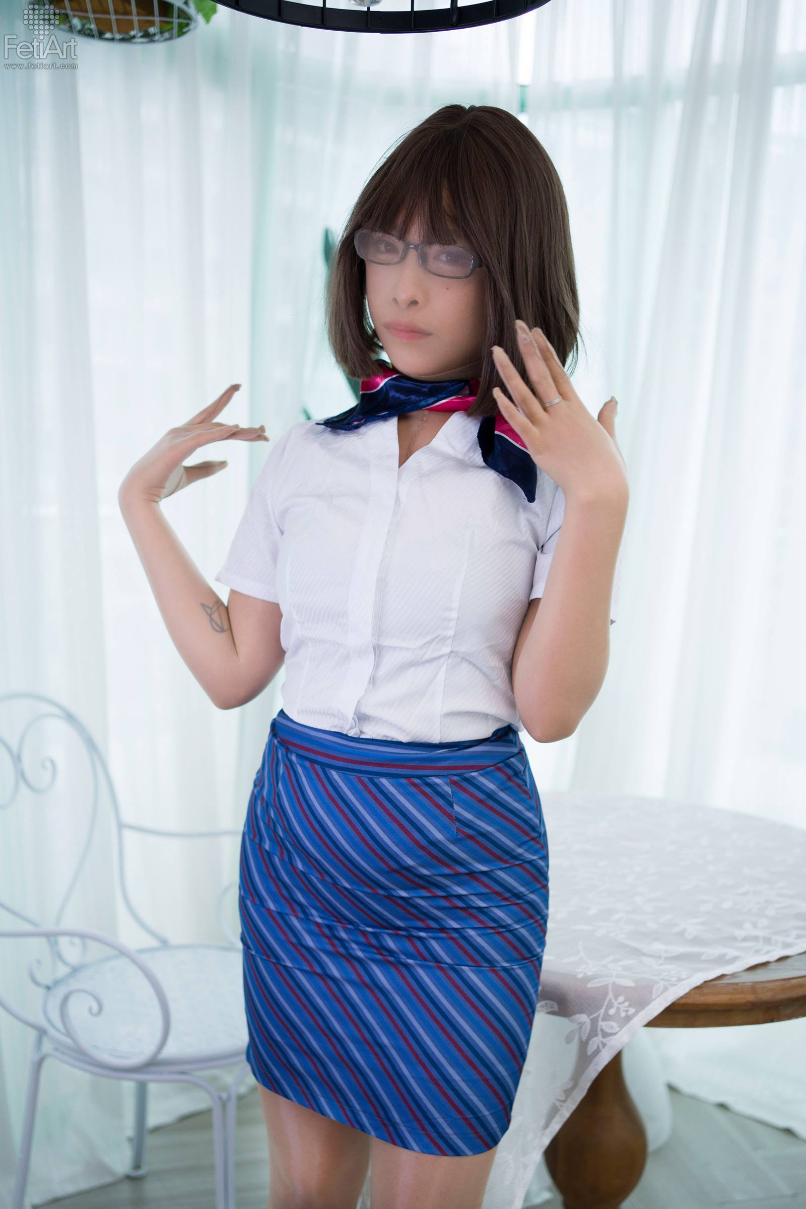[FetiArt尚物集]NO.00074 Stewardess&#8217;s Special Interests[46P]第5张