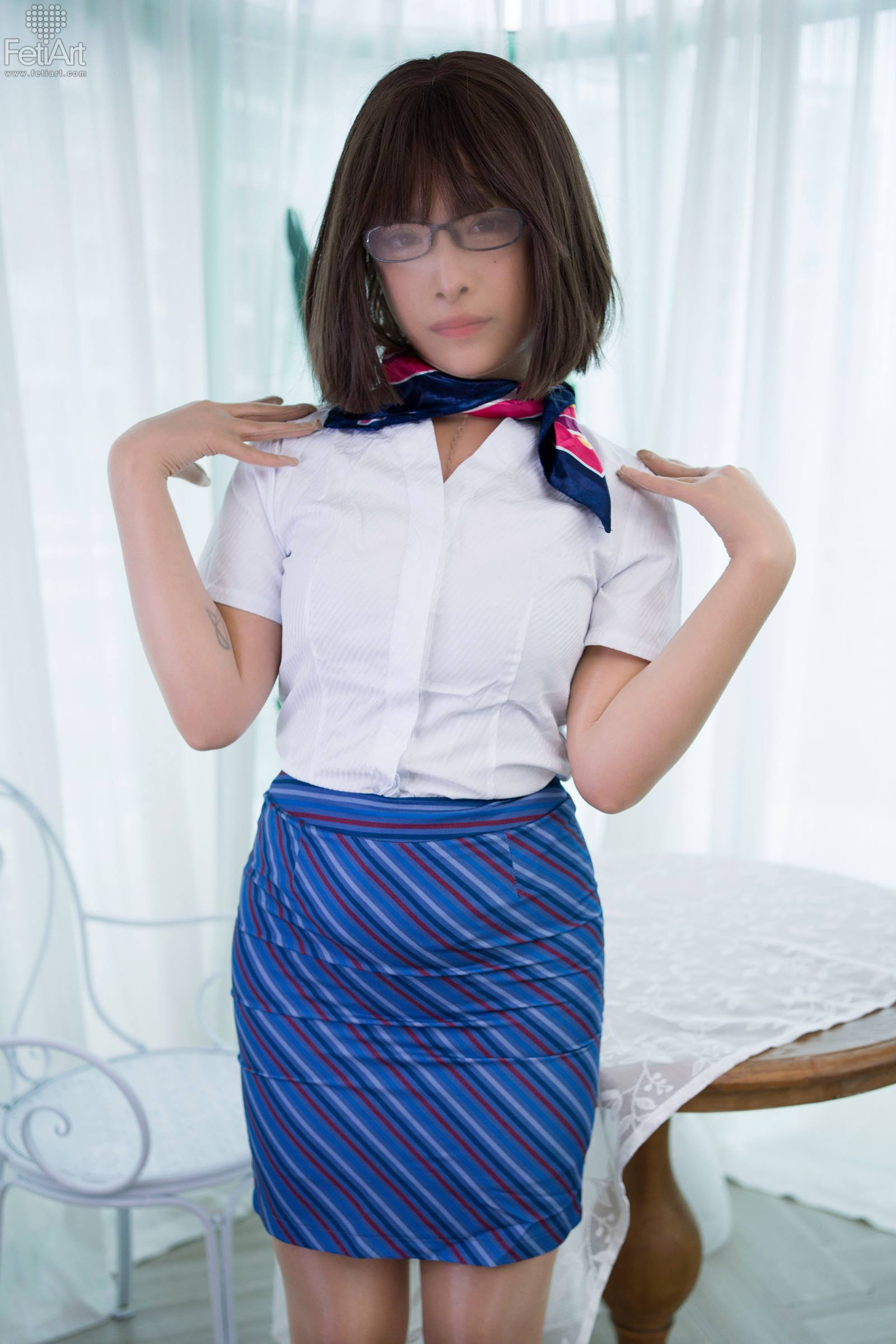 [FetiArt尚物集]NO.00074 Stewardess&#8217;s Special Interests[46P]第5张