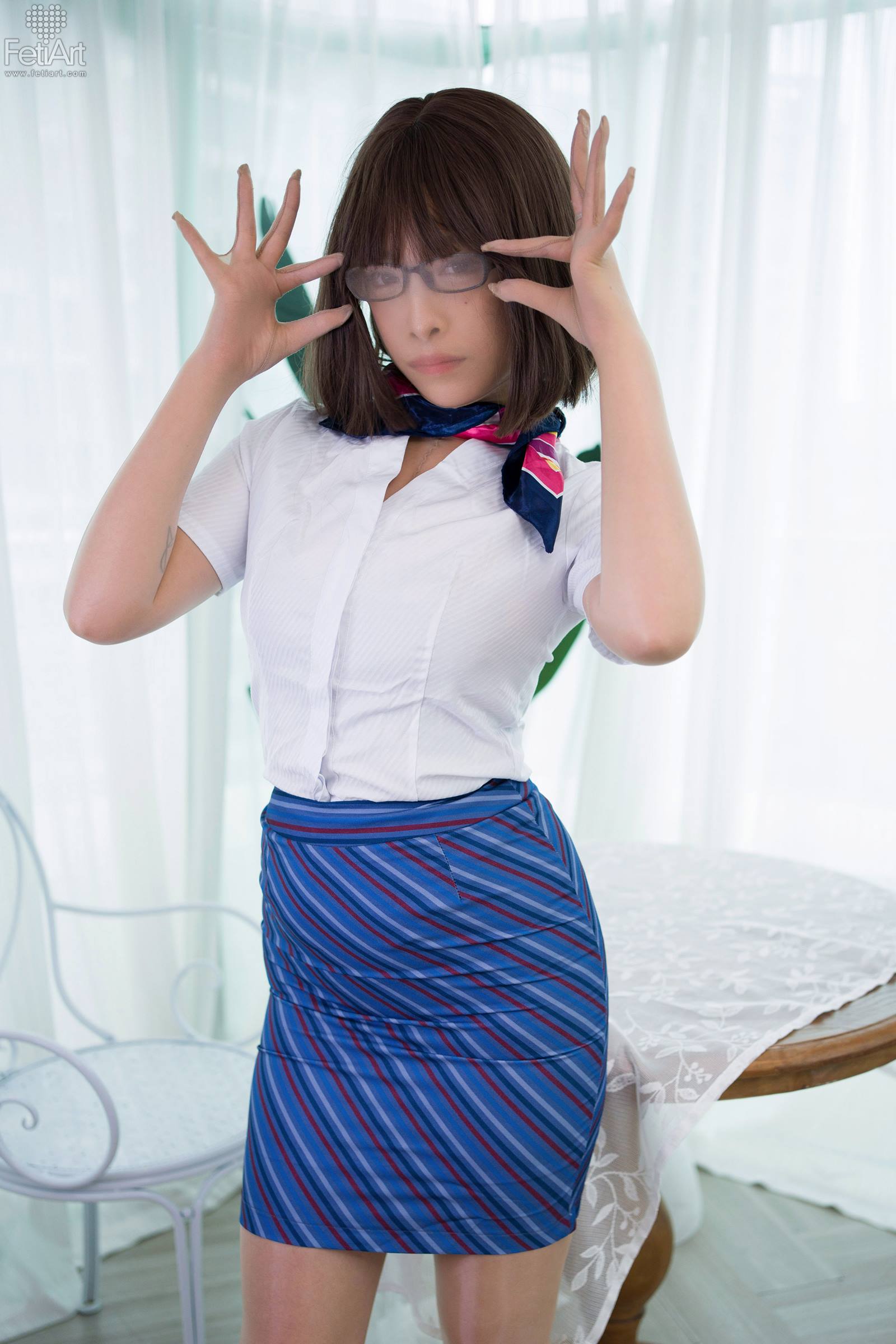 [FetiArt尚物集]NO.00074 Stewardess&#8217;s Special Interests[46P]第5张