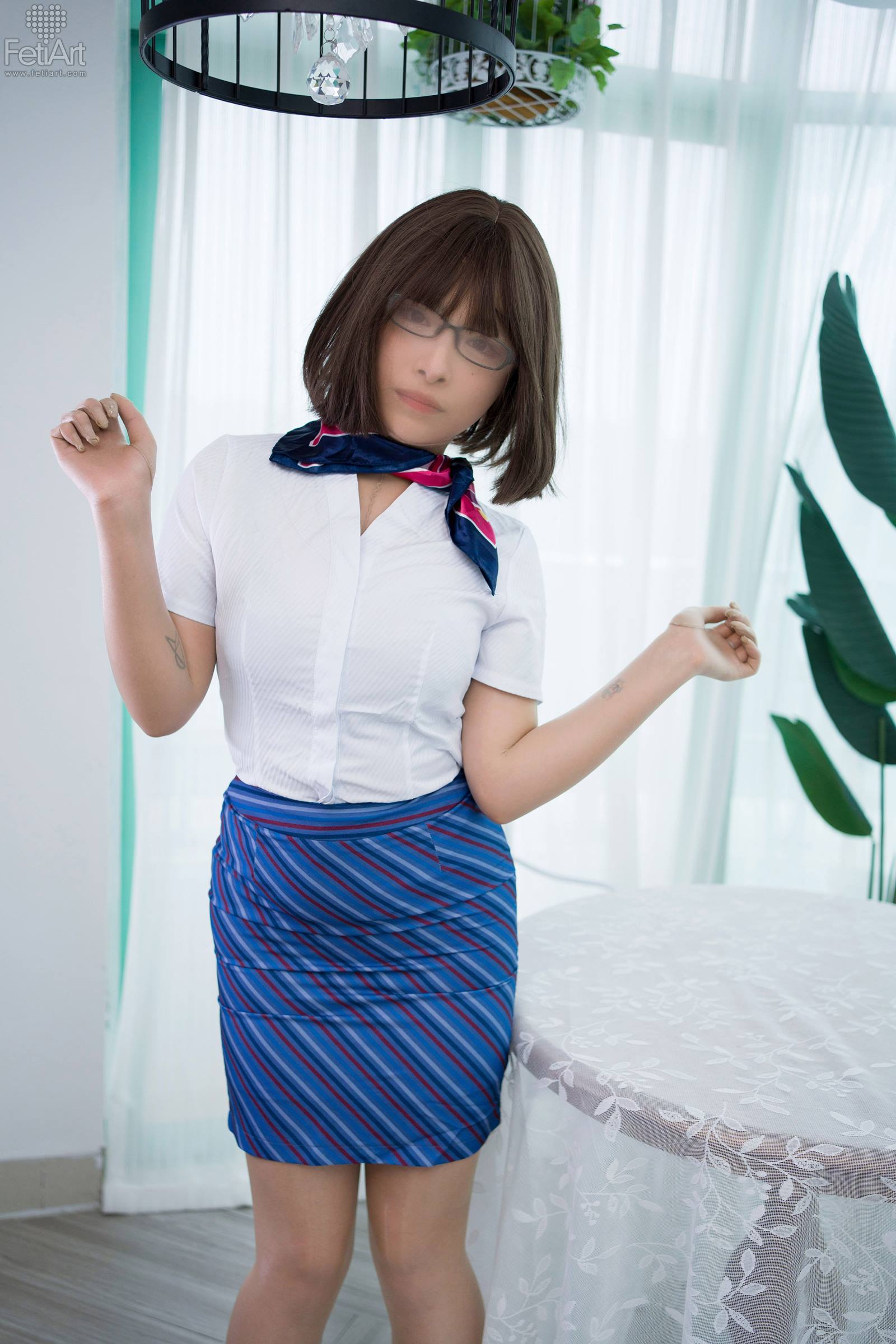 [FetiArt尚物集]NO.00074 Stewardess&#8217;s Special Interests[46P]第6张
