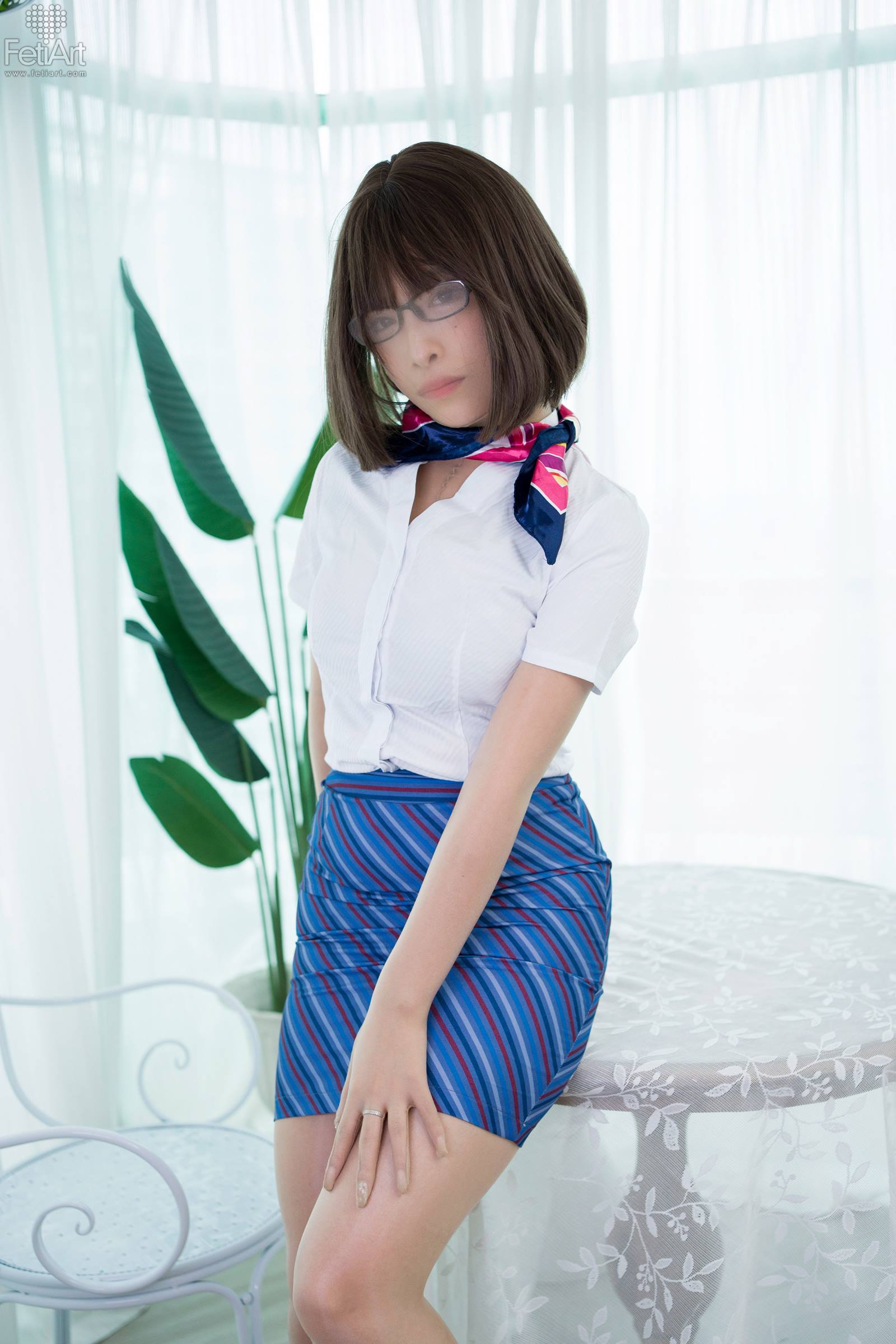 [FetiArt尚物集]NO.00074 Stewardess&#8217;s Special Interests[46P]第7张