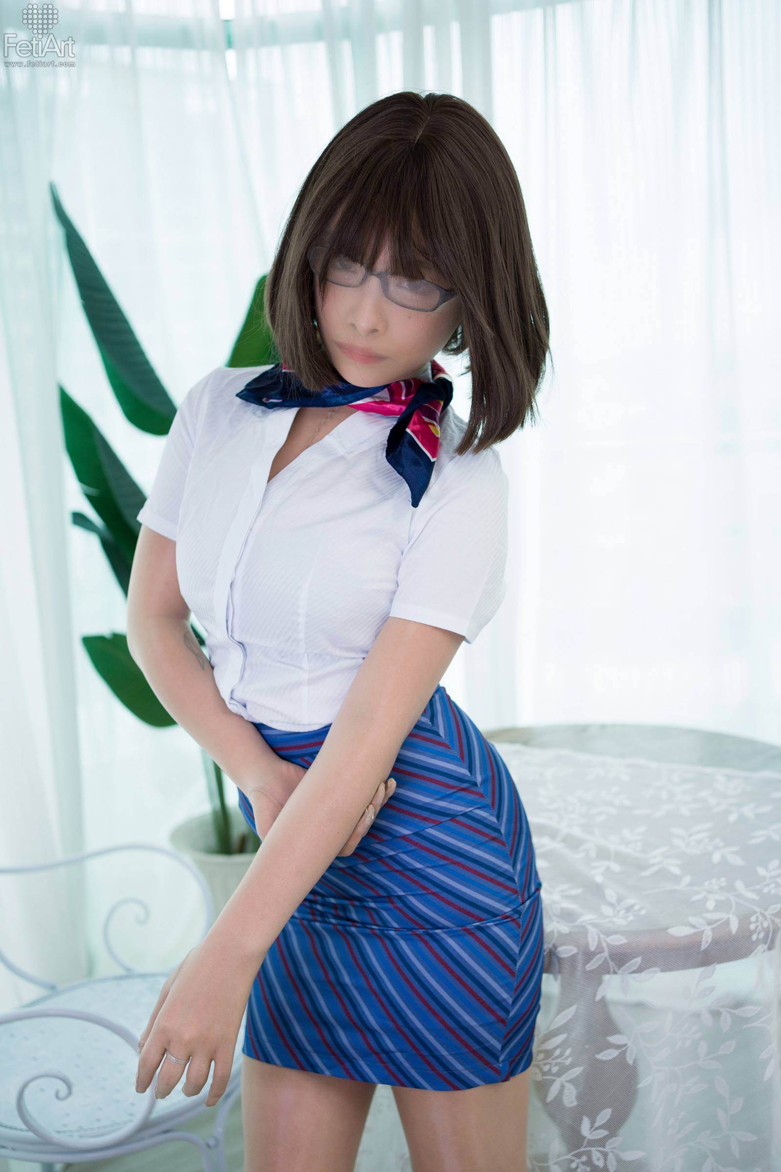 [FetiArt尚物集]NO.00074 Stewardess&#8217;s Special Interests[46P]第7张