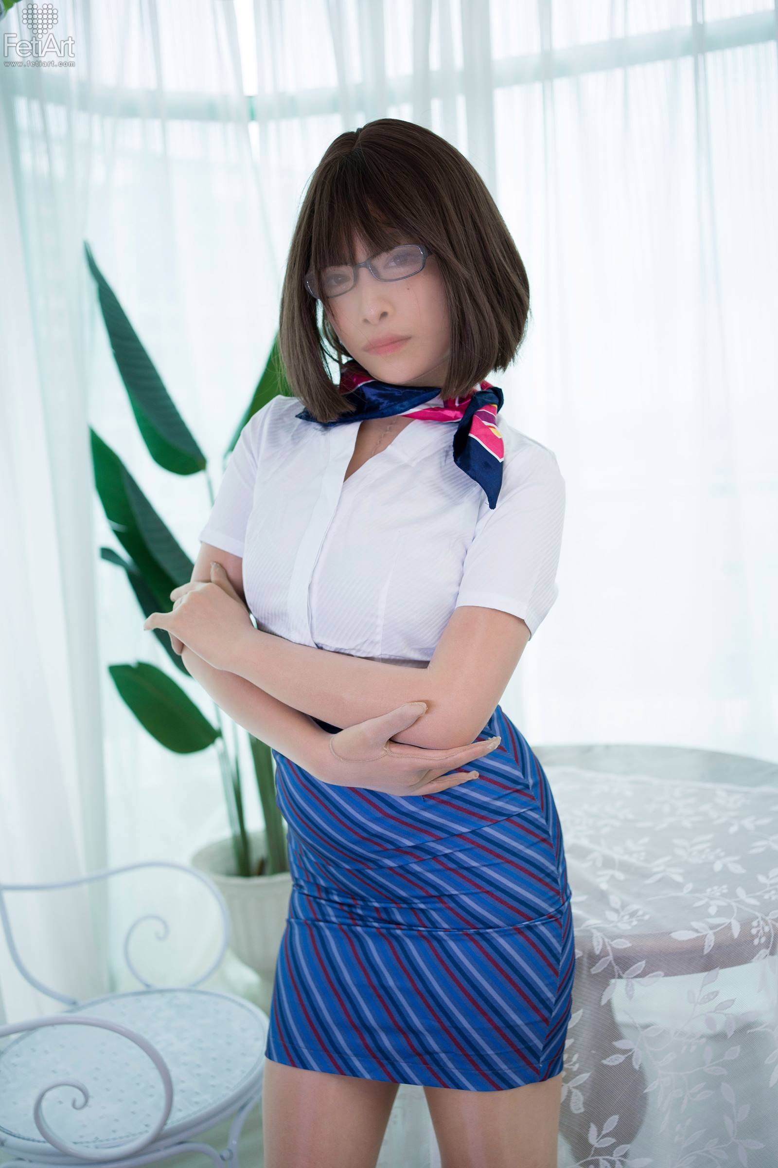 [FetiArt尚物集]NO.00074 Stewardess&#8217;s Special Interests[46P]第7张