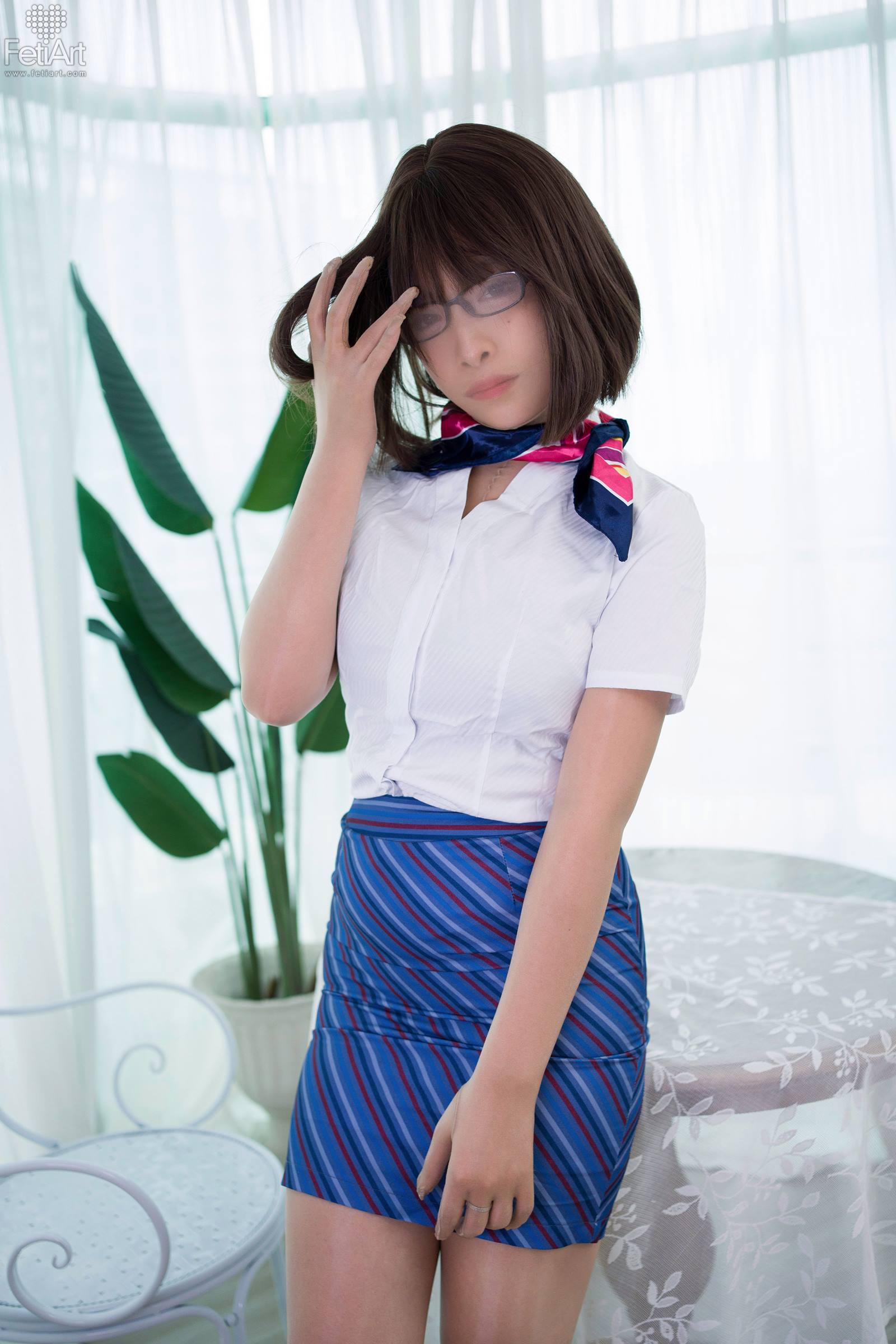 [FetiArt尚物集]NO.00074 Stewardess&#8217;s Special Interests[46P]第7张