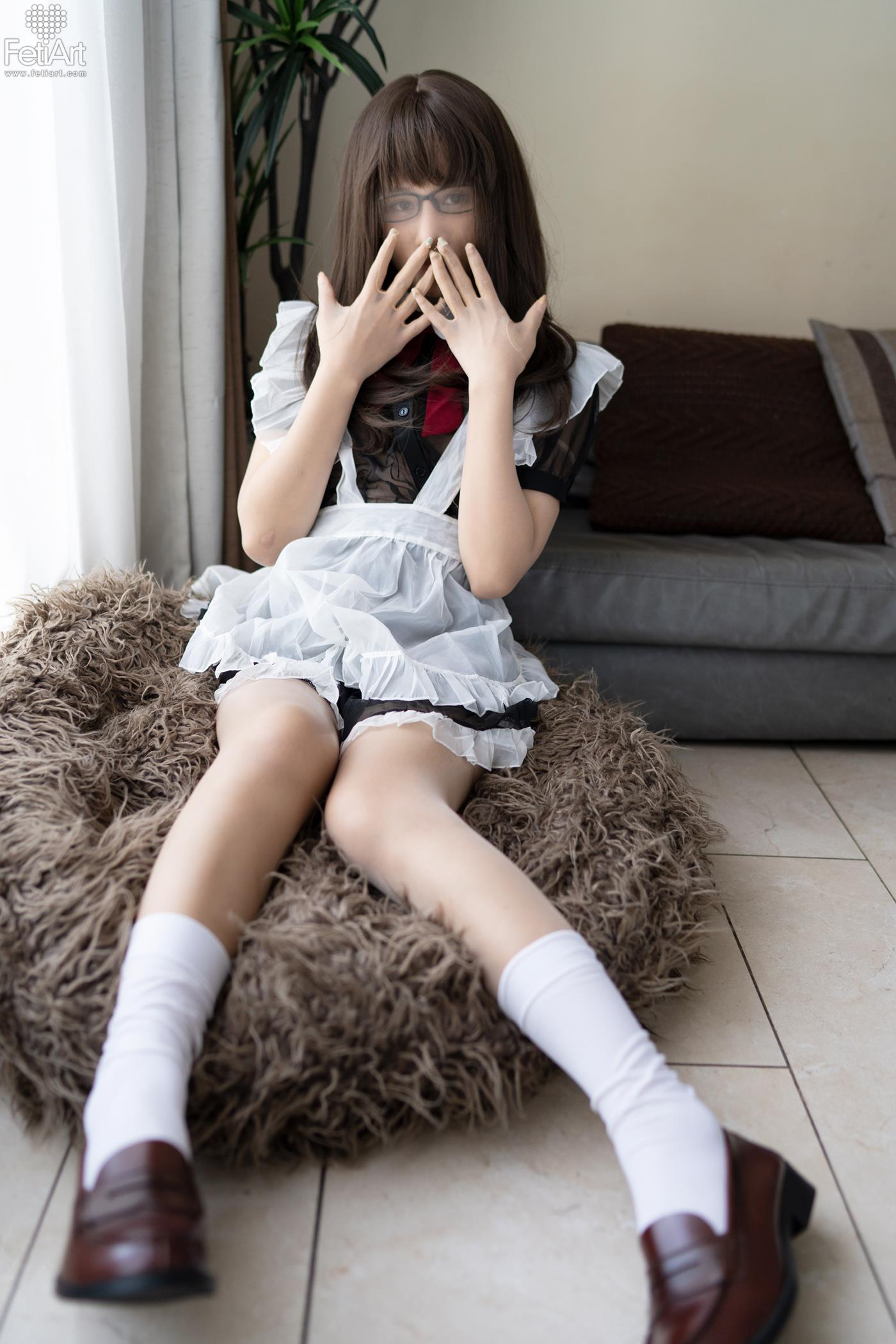 [FetiArt尚物集]NO.048 Pantyhose Encasement Maid MODEL-Jasmine[38+1P]第1张