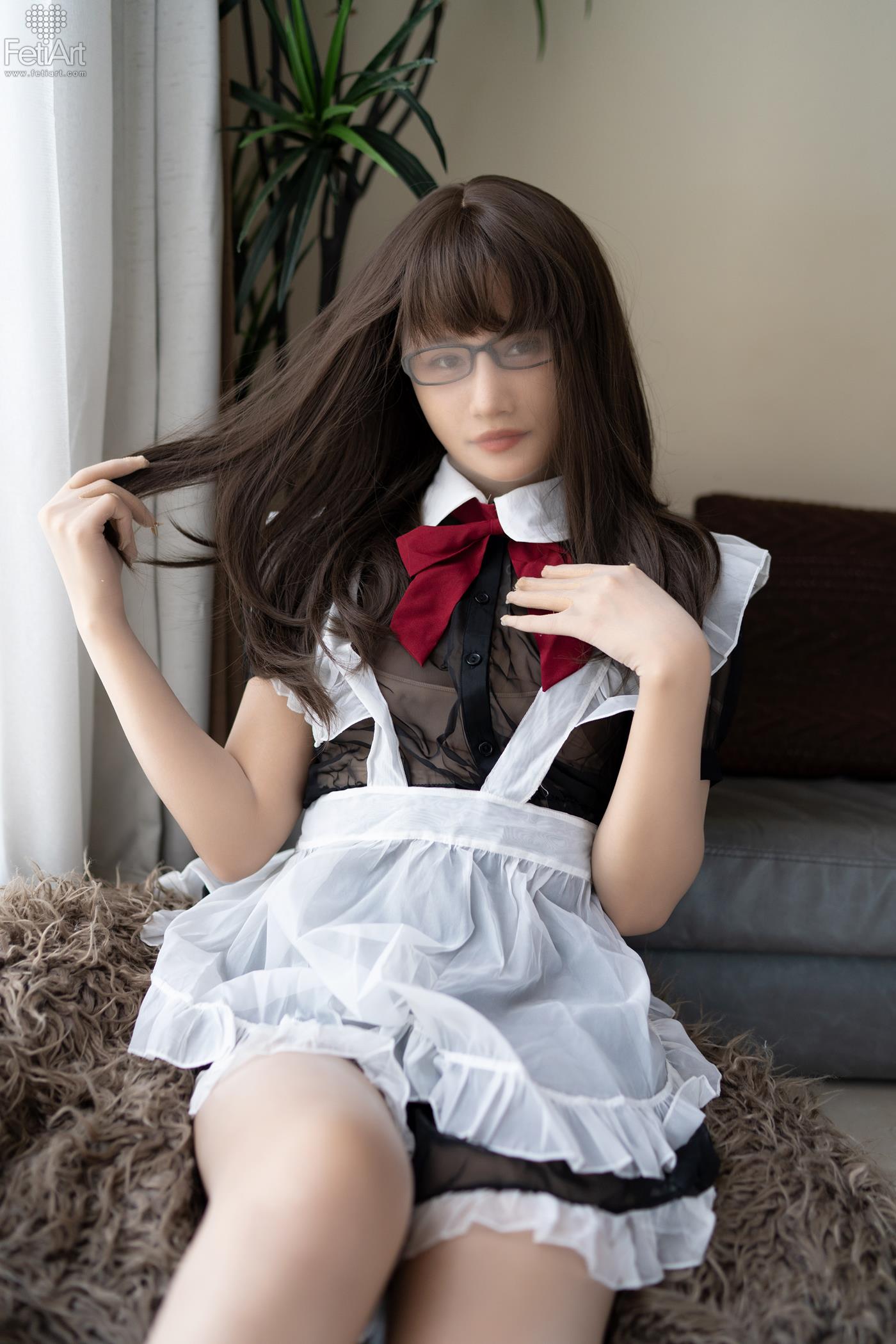 [FetiArt尚物集]NO.048 Pantyhose Encasement Maid MODEL-Jasmine[38+1P]第1张