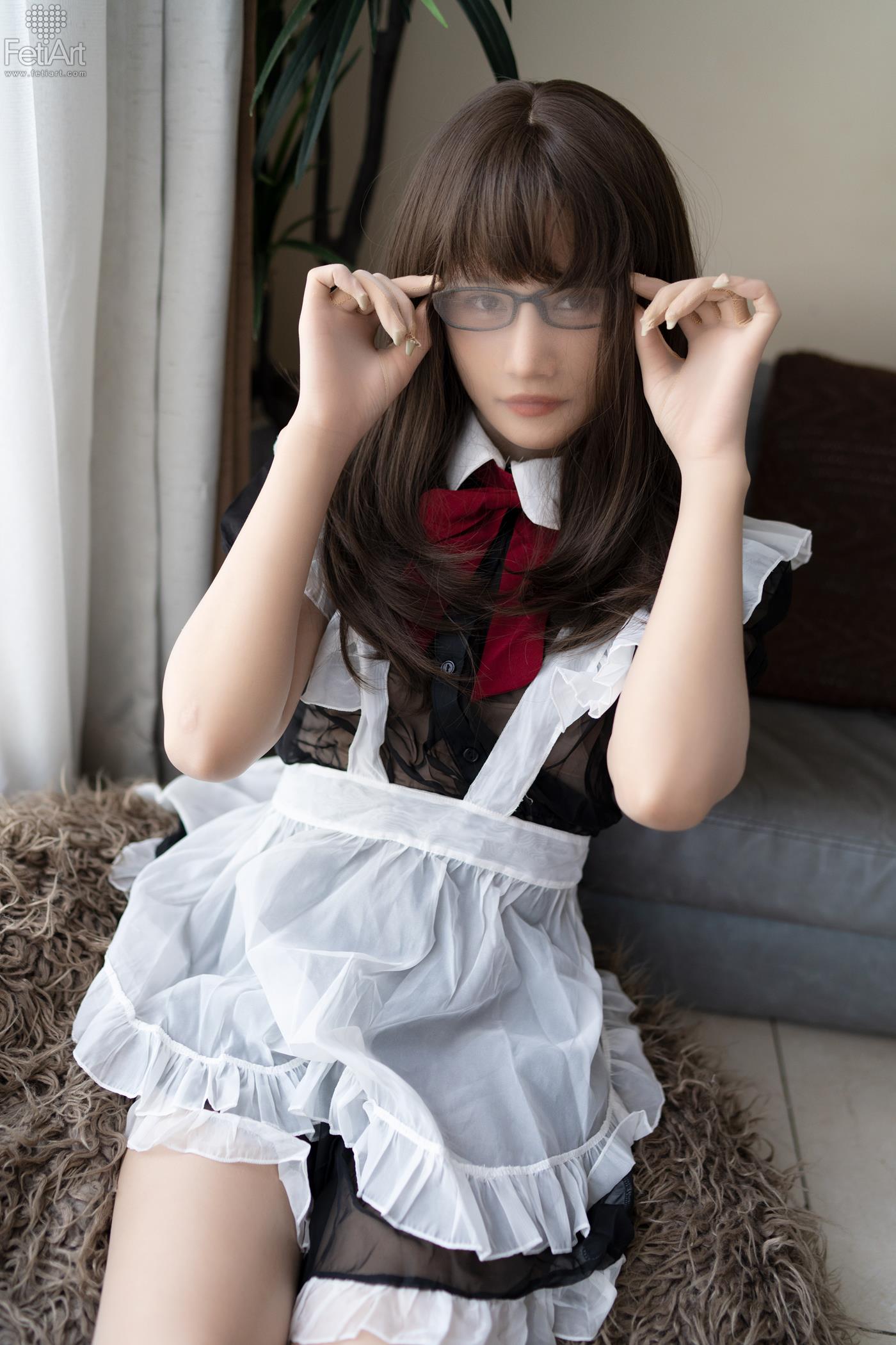 [FetiArt尚物集]NO.048 Pantyhose Encasement Maid MODEL-Jasmine[38+1P]第1张