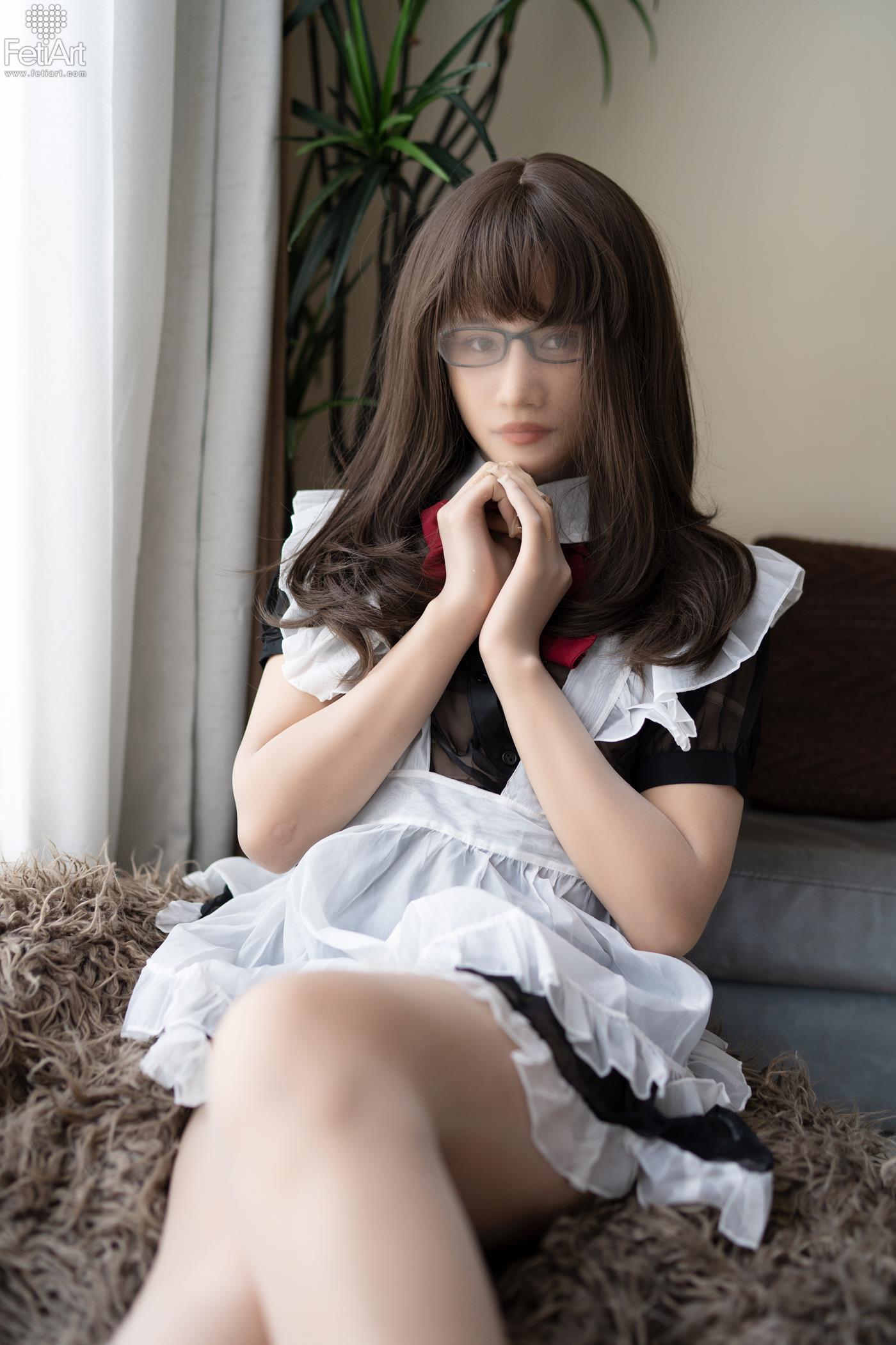 [FetiArt尚物集]NO.048 Pantyhose Encasement Maid MODEL-Jasmine[38+1P]第2张