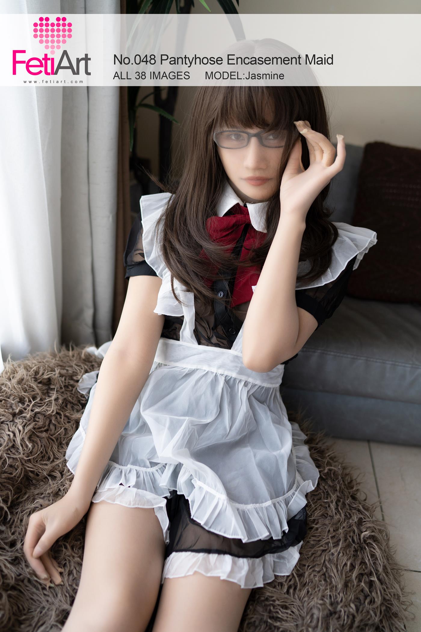 [FetiArt尚物集]NO.048 Pantyhose Encasement Maid MODEL-Jasmine[38+1P]第7张