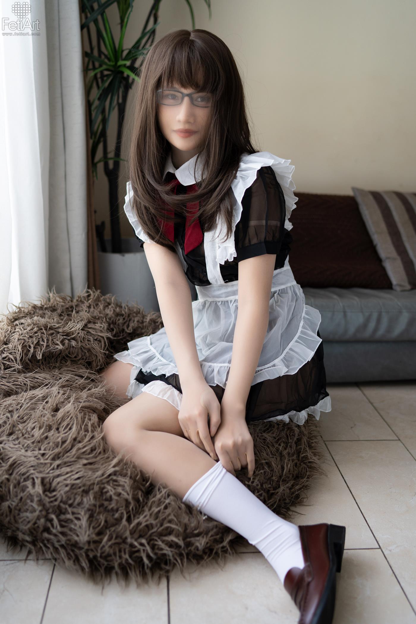 [FetiArt尚物集]NO.048 Pantyhose Encasement Maid MODEL-Jasmine[38+1P]第8张