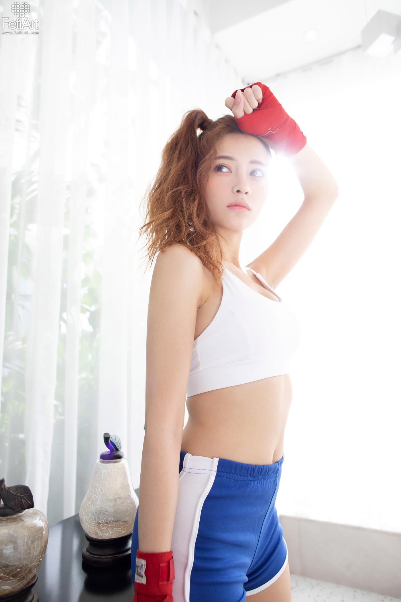 [FetiArt尚物集]NO.053 Boxing Girl MODEL-Cherry[30+1P]第2张